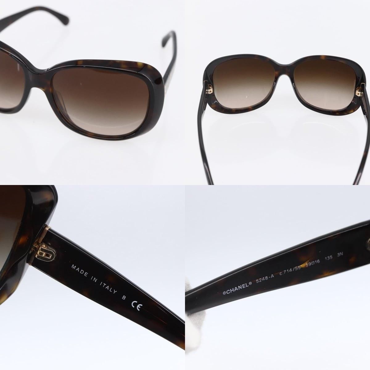 Chanel Chanel CC Plastic Sunglasses Size ONE SIZE - 4 Thumbnail