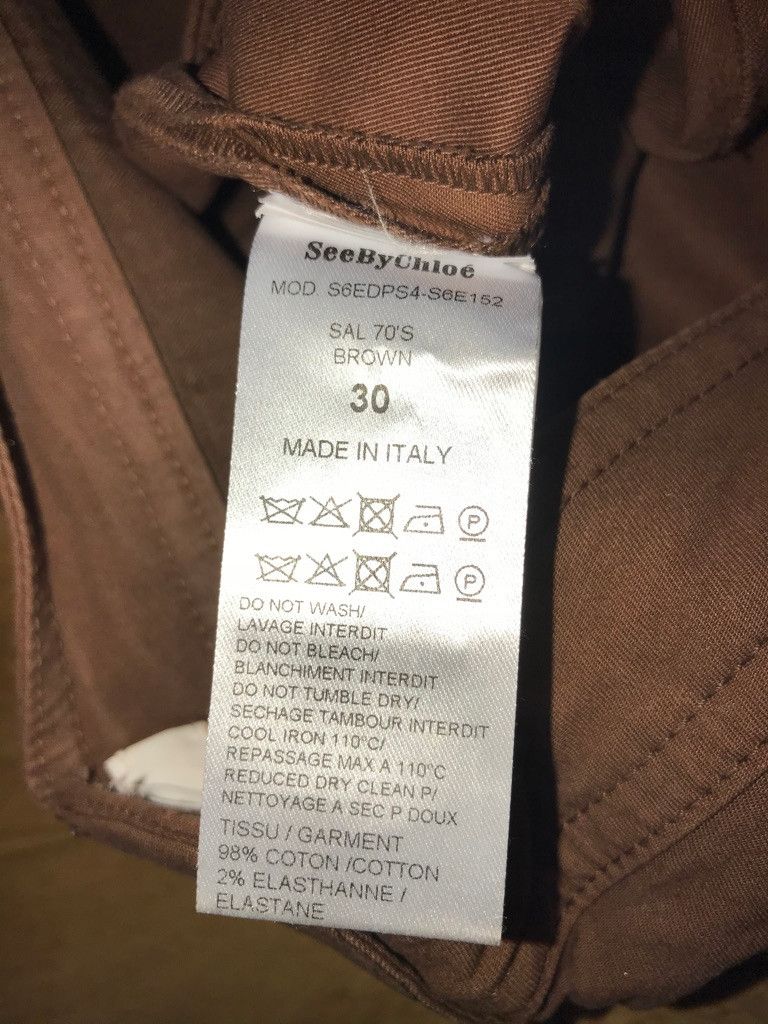 See by Chloe Seebychloe Women's Fashionable Italian Premium Trousers L Size 34" / US 12 / IT 48 - 4 Thumbnail