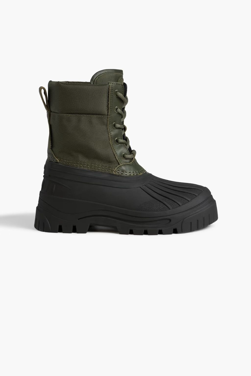 image of Axel Arigato Cryo Combat Boots in Green Olive, Men's (Size 8)