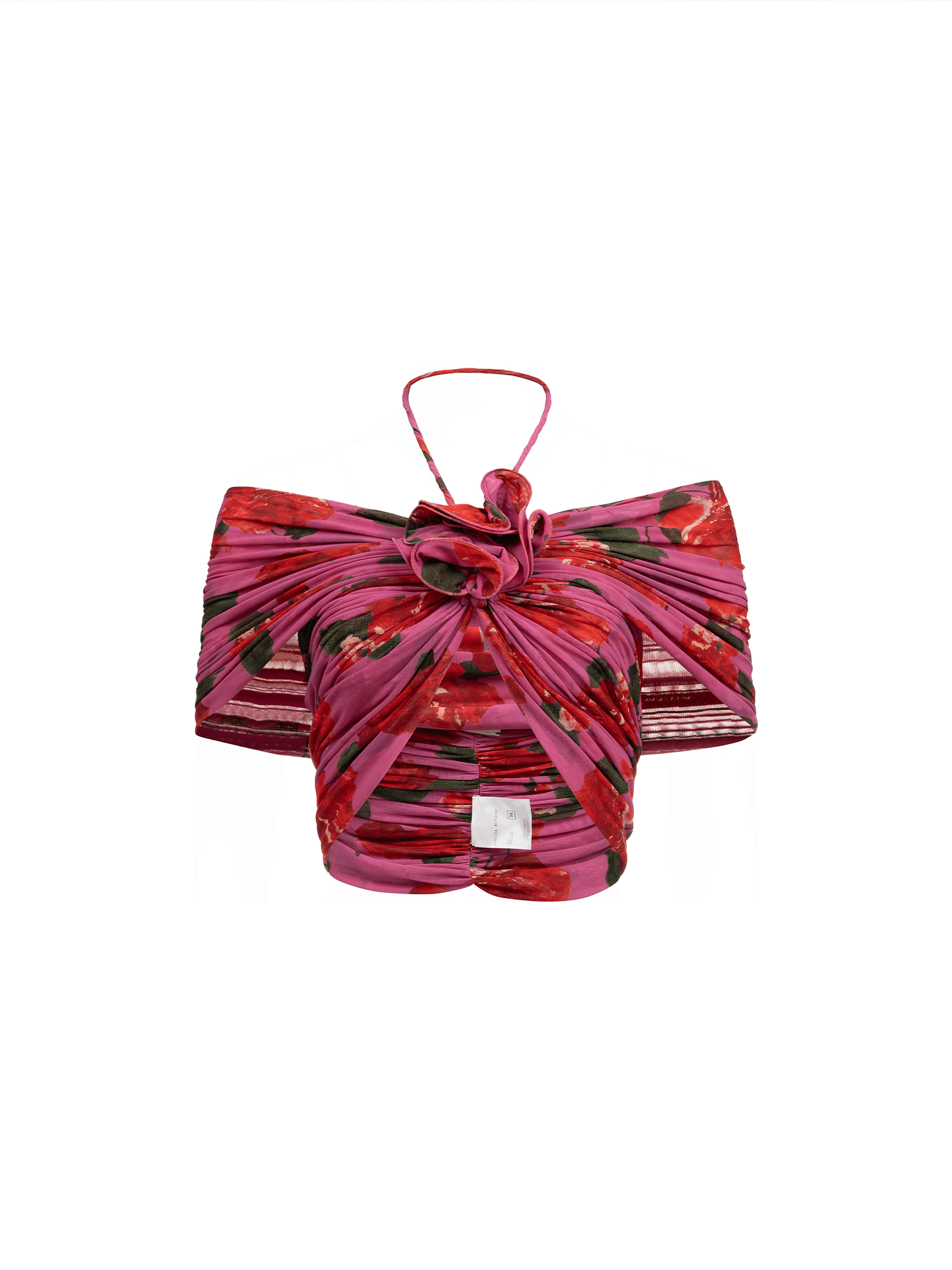 Magda Butrym floral laced pink blouse