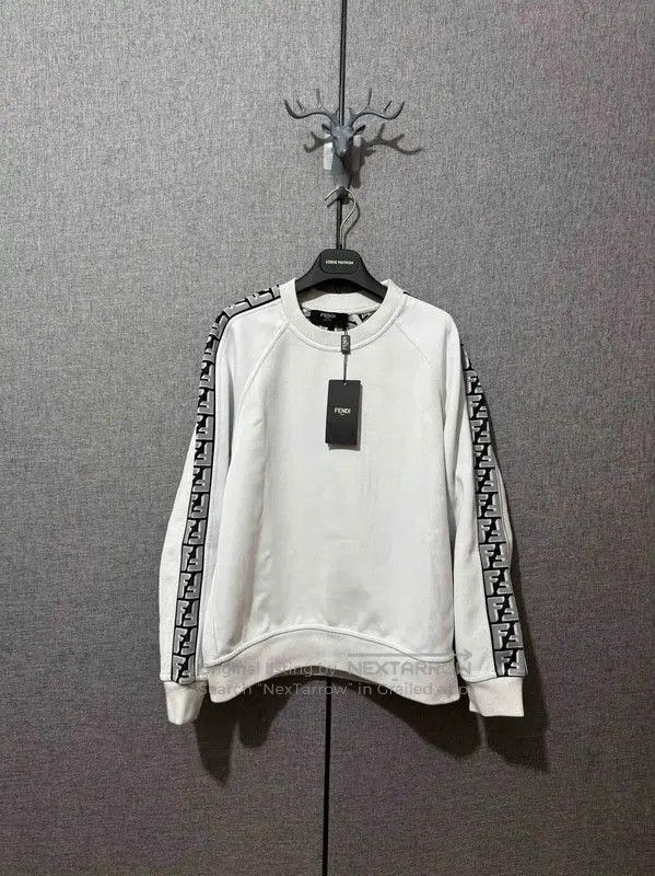 Fendi Fendi Men's Cream Wool Print Sweatshirt . Size US S / EU 44-46 / 1 - 2 Thumbnail