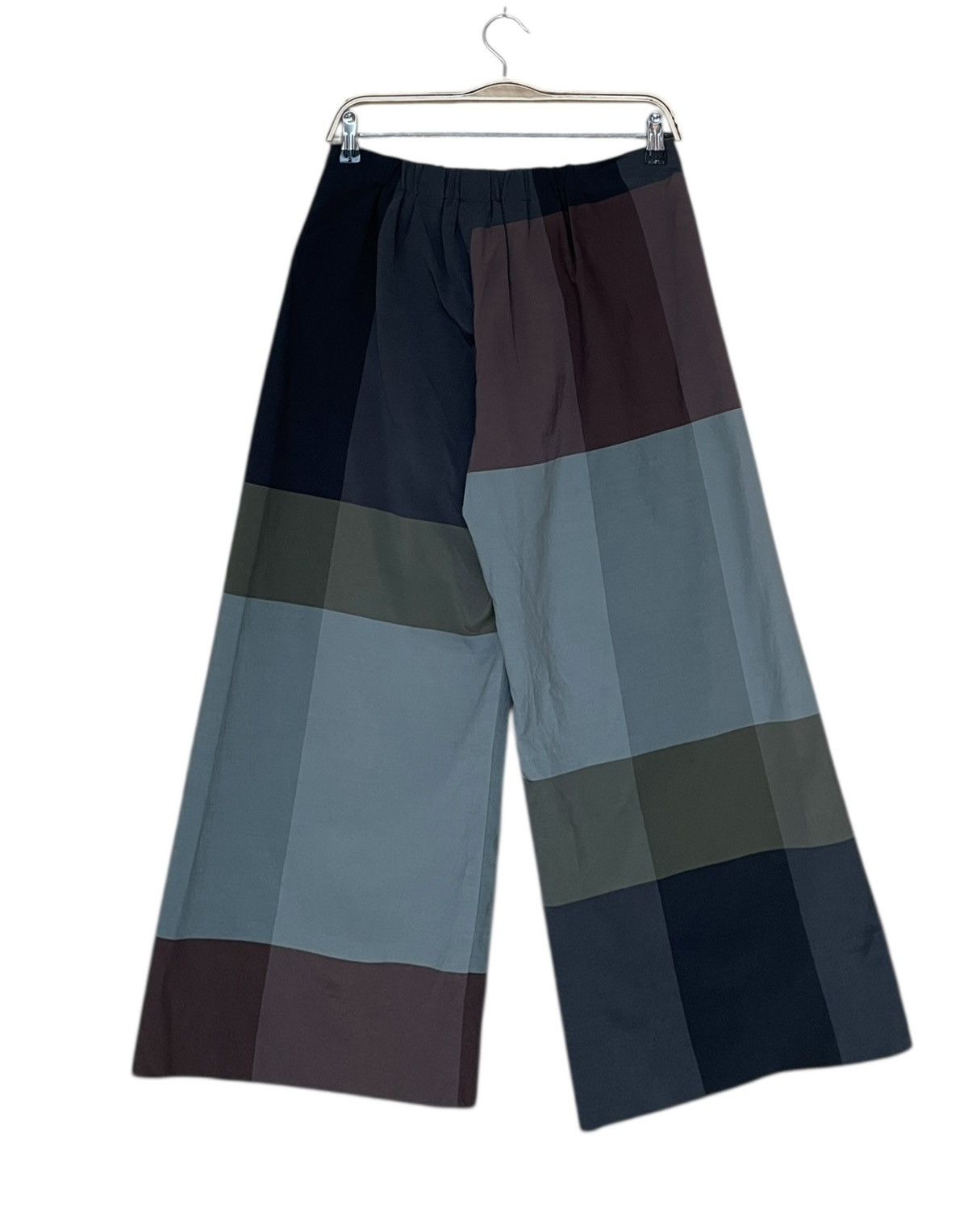 Vintage Vintage Japanese Brand M&K Yoko Patchwork Baggy Pants 1990s Size US 26 / EU 42 - 2 Thumbnail