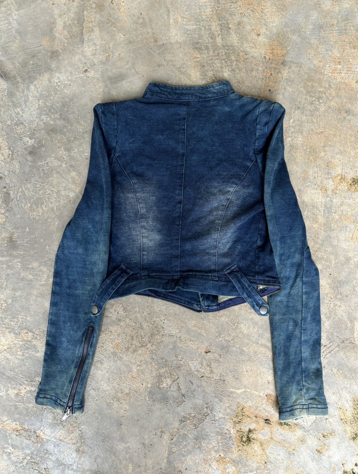 14th Addiction Y2k Velvet 70‘ Multi Zipper Ifsixwasnine Punk Style Size S / US 4 / IT 40 - 5 Thumbnail