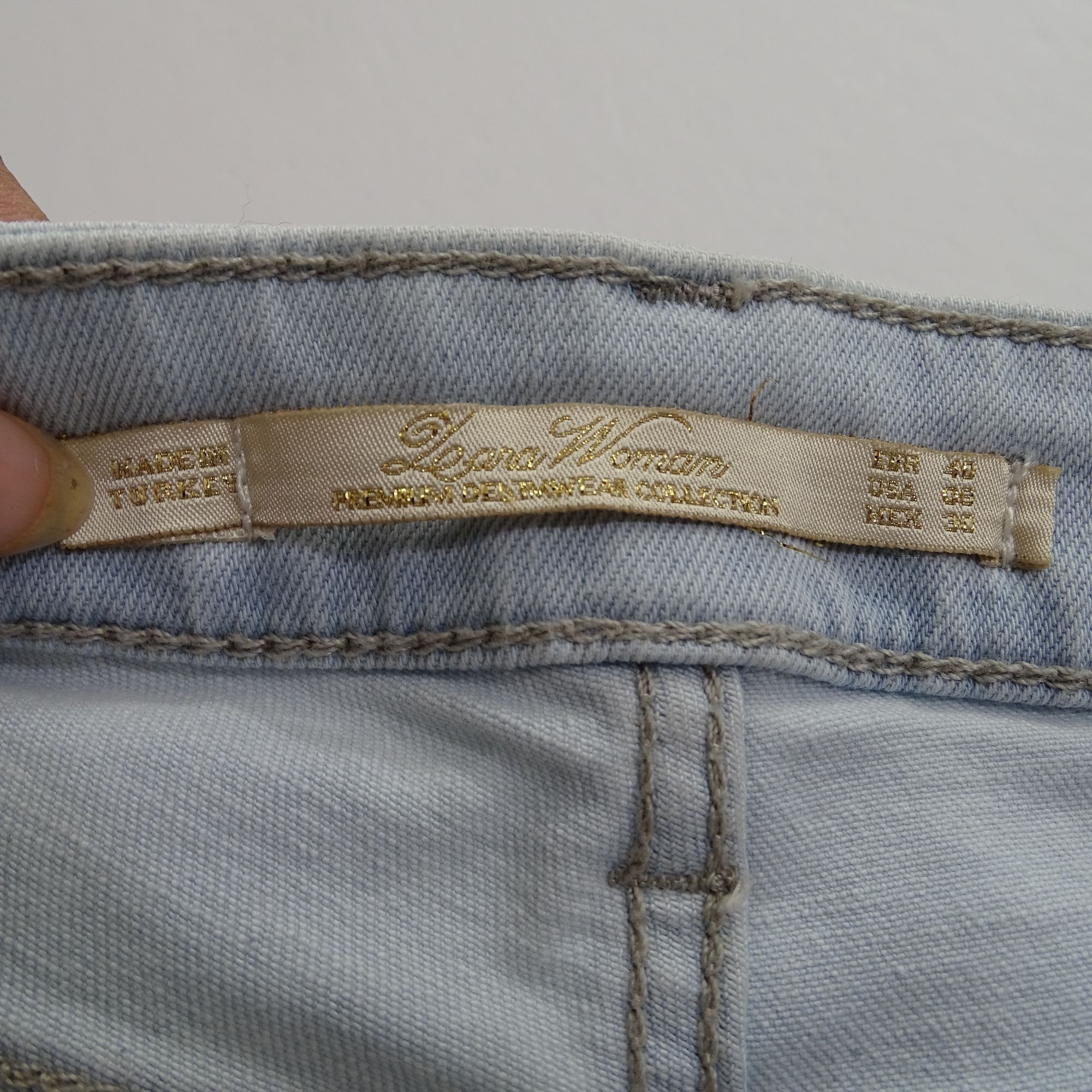 Zara Zara Woman Premium Denim Jeans Slim Light Wash Blue Size 8 Size 30" / US 8 / IT 44 - 6 Thumbnail