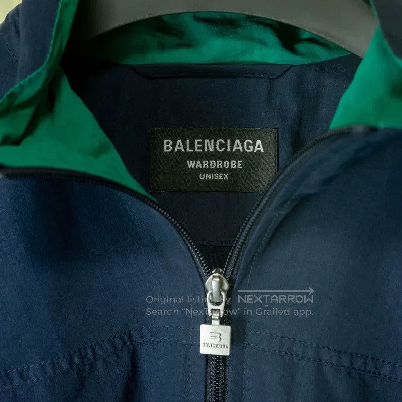 Balenciaga Balenciaga Embroidered Patchwork Blue-Green Retro School U Size US S / EU 44-46 / 1 - 5 Thumbnail