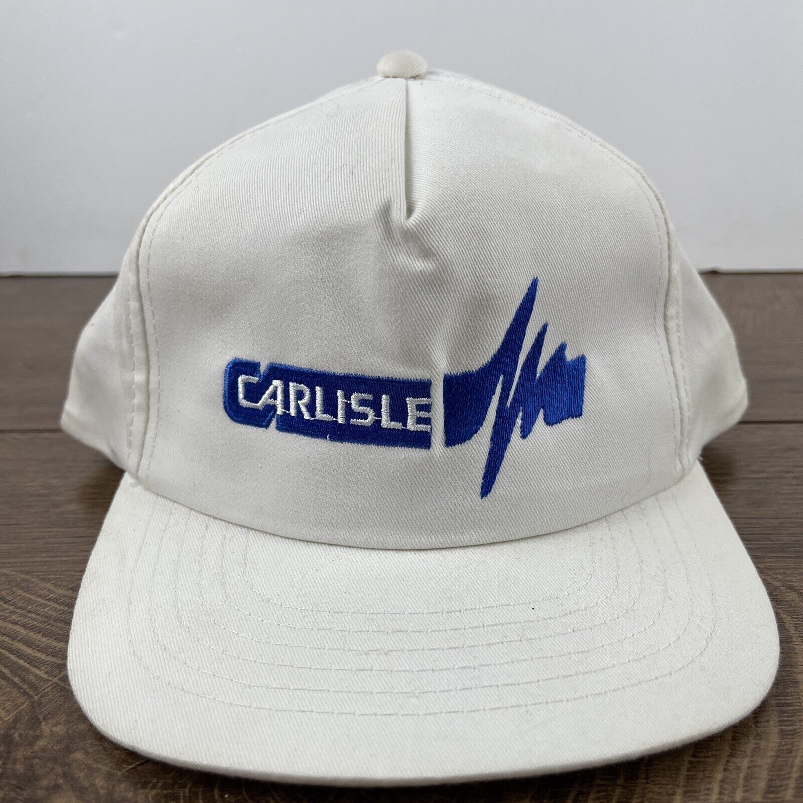 Other Carlisle Hat Carlisle Hat White Hat Adjustable Snapback Adul Size ONE SIZE - 5 Thumbnail