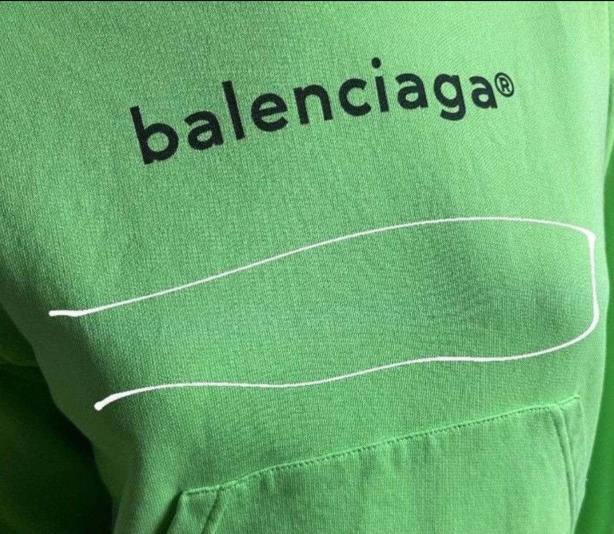 Balenciaga Balenciaga Kids Acid Green Hoodie Size 10 Size XS / US 0-2 / IT 36-38 - 24 Thumbnail