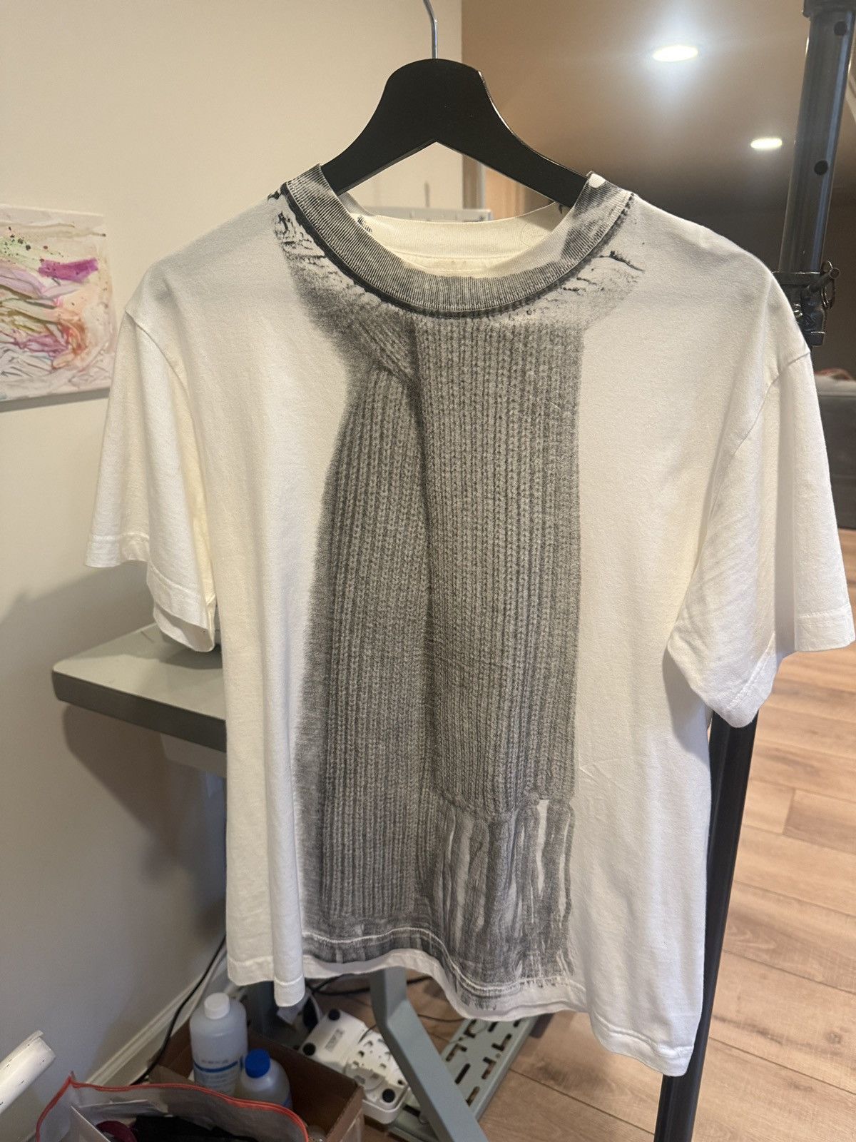 Maison Margiela Maison Martin Margiela AW04 trompe-l’oeil scarf shirt Size US S / EU 44-46 / 1 - 7 Thumbnail