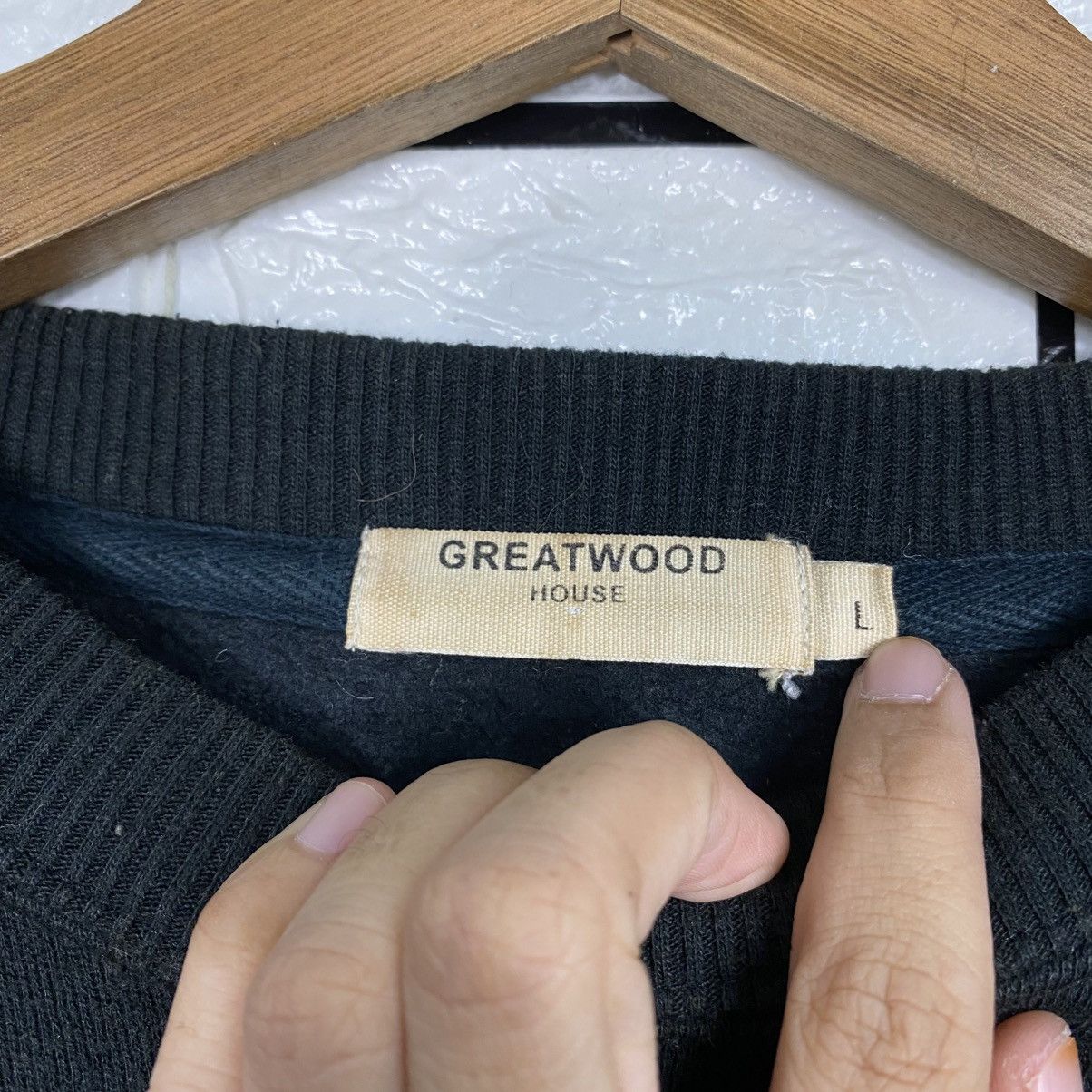 Japanese Brand 📌Vintage Sweatshirt Greetwood Big Logo Cross Design Size US L / EU 52-54 / 3 - 15 Thumbnail