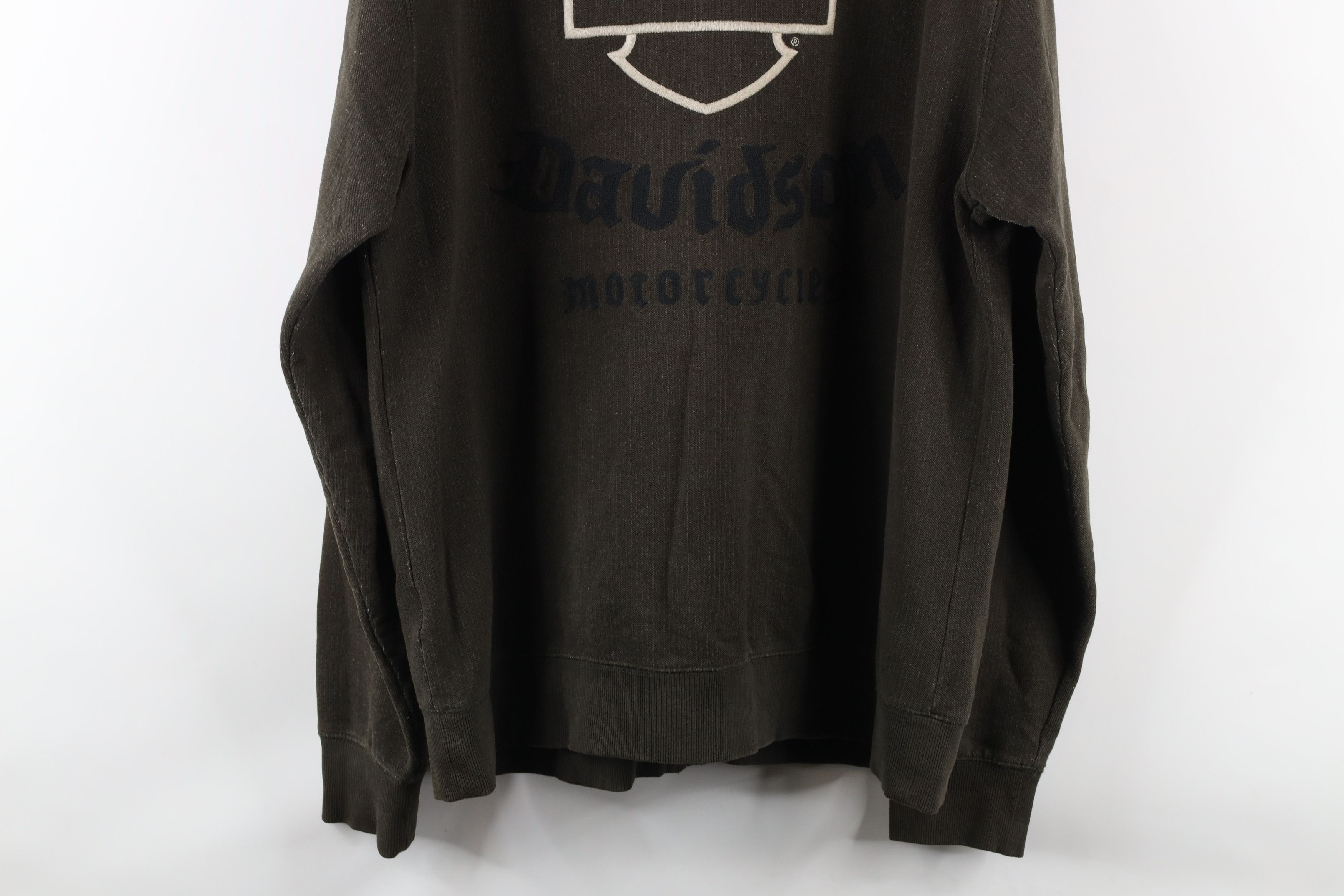 Harley Davidson × Vintage Vintage Harley Davidson Out Chain Stitch Full Zip Jacket Size US XL / EU 56 / 4 - 13 Thumbnail