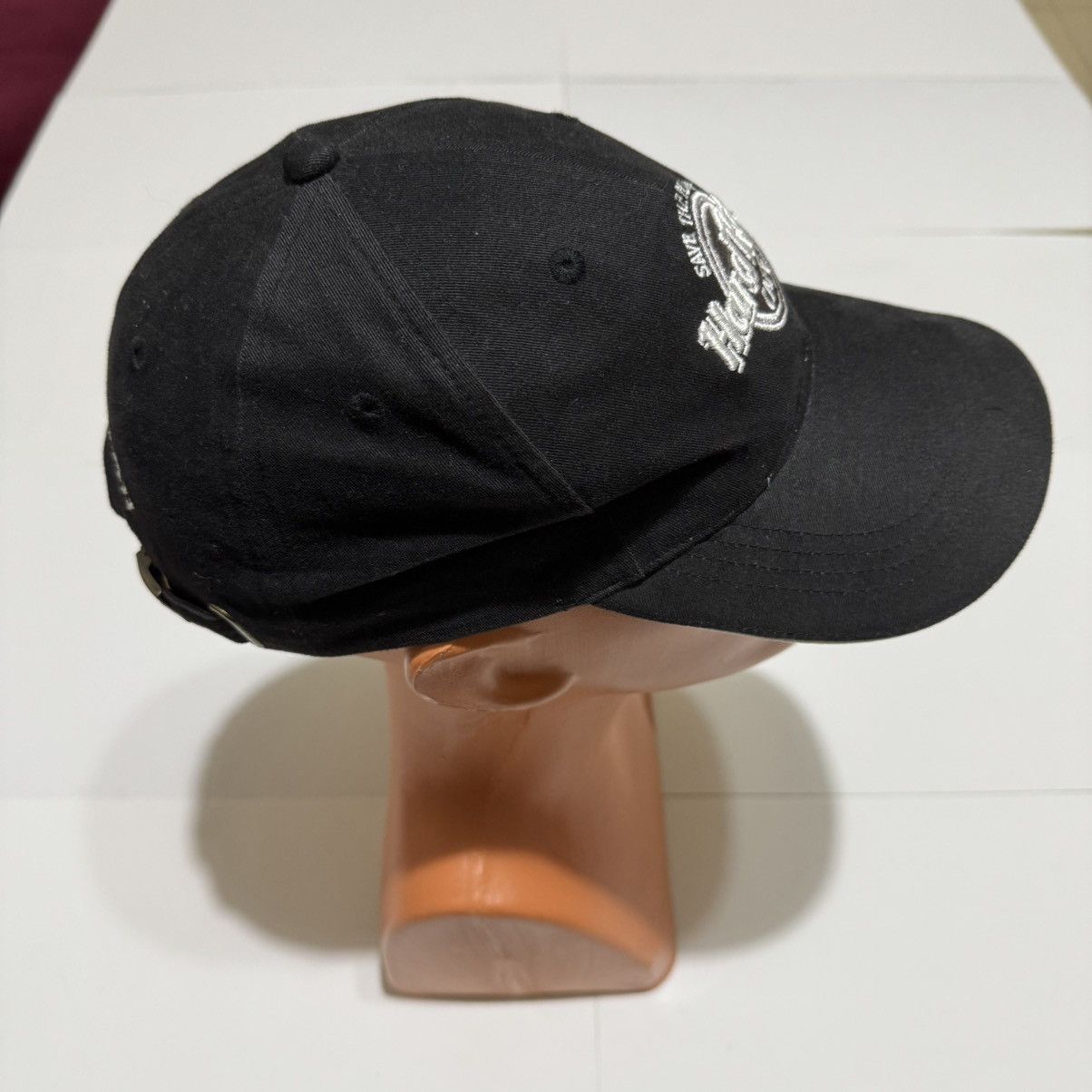 Hard Rock Cafe × Vintage Vintage Hard Rock Cafe Bangkok Snap Back Black Baseball Cap Size 40 - 2 Thumbnail