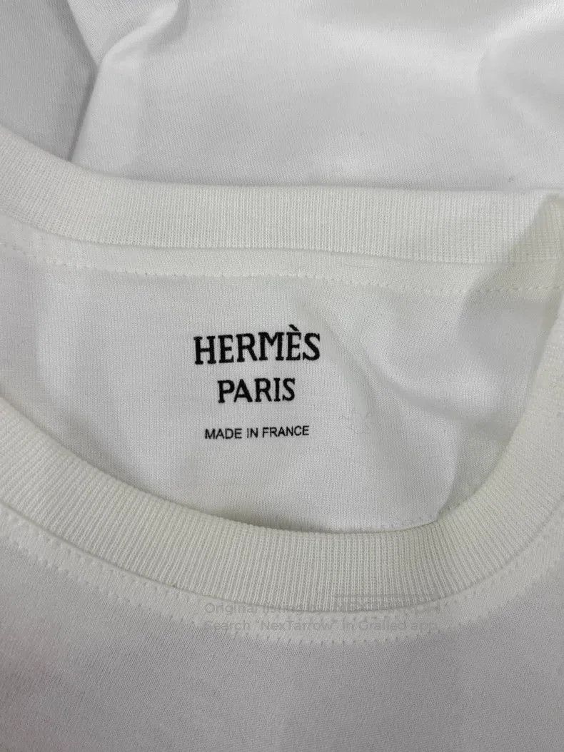 Hermes Hermes White printed short-sleeve T-shirt Size XS / US 0-2 / IT 36-38 - 4 Thumbnail
