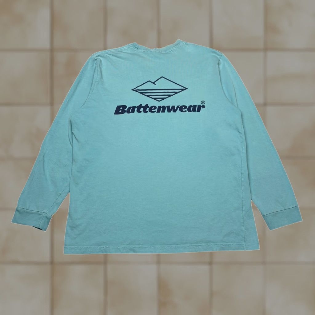 Battenwear VINTAGE Battenwear Pocket T Shirt Large Team Long Sleeve Gorpcore Men's Size US L / EU 52-54 / 3 - 1 Thumbnail