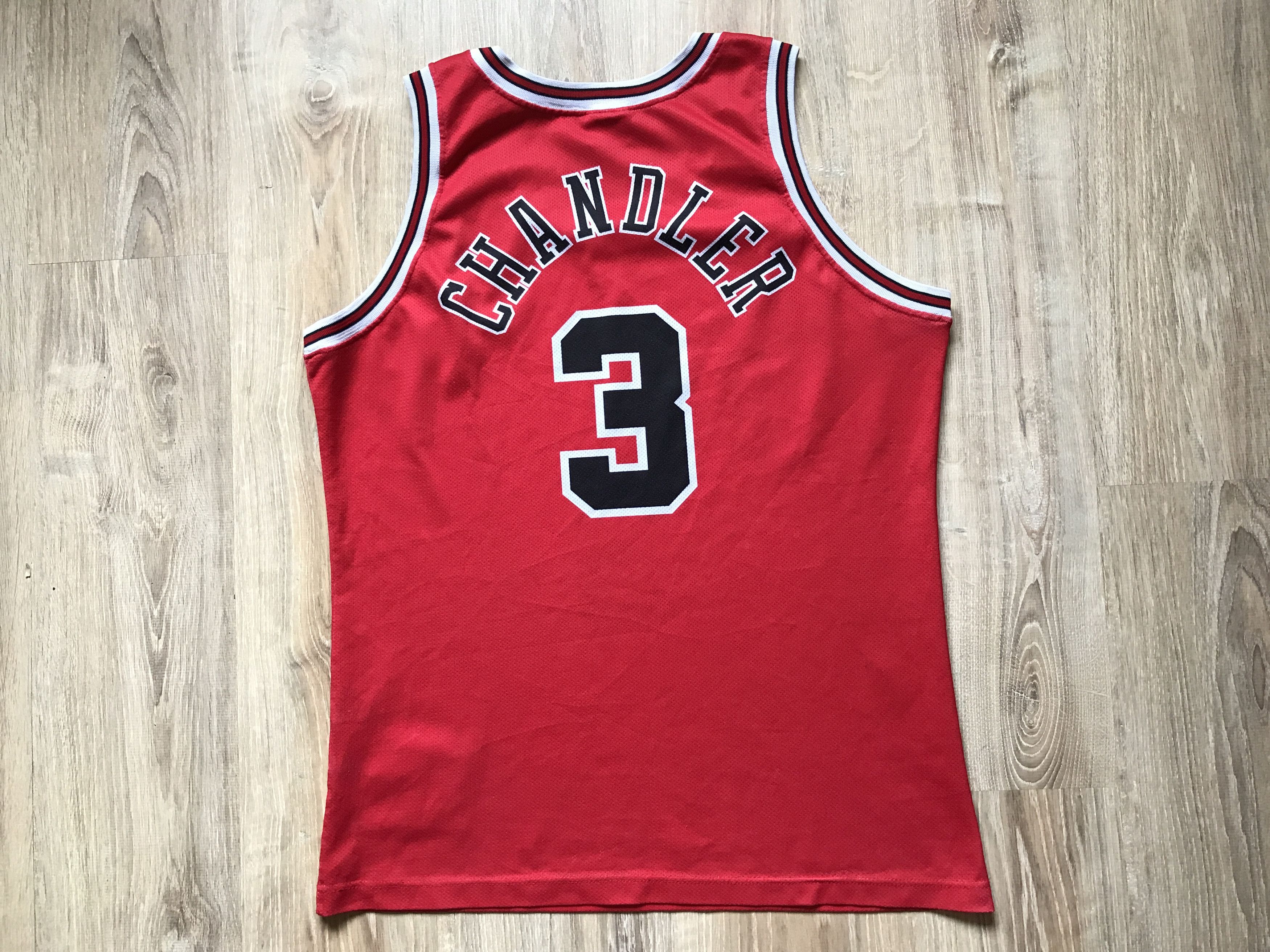 NBA × Vintage Chicago Bulls NBA Champion Jersey #3 Chandler Size US L / EU 52-54 / 3 - 3 Thumbnail