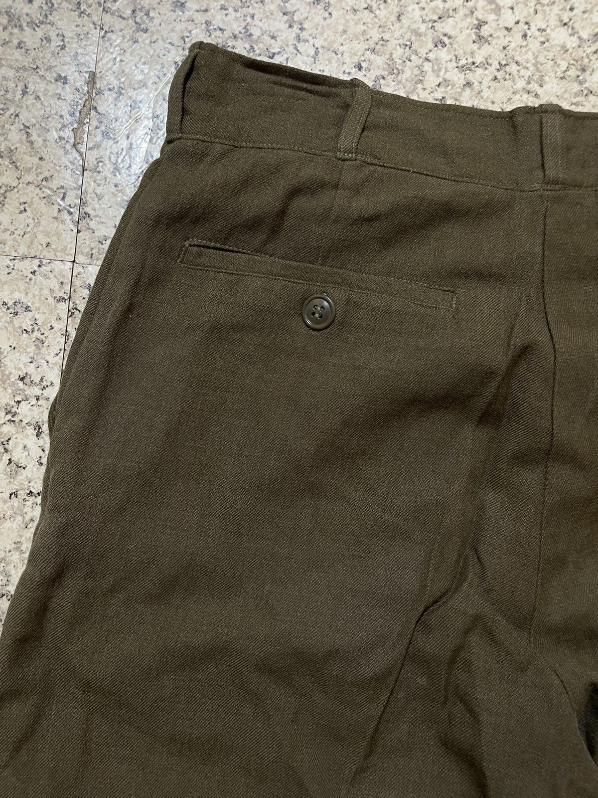 Vintage ARCHIVAL VINTAGE US ARMY M-1945 TROUSERS WWII KOREAN WAR ERA Size US 31 - 22 Thumbnail