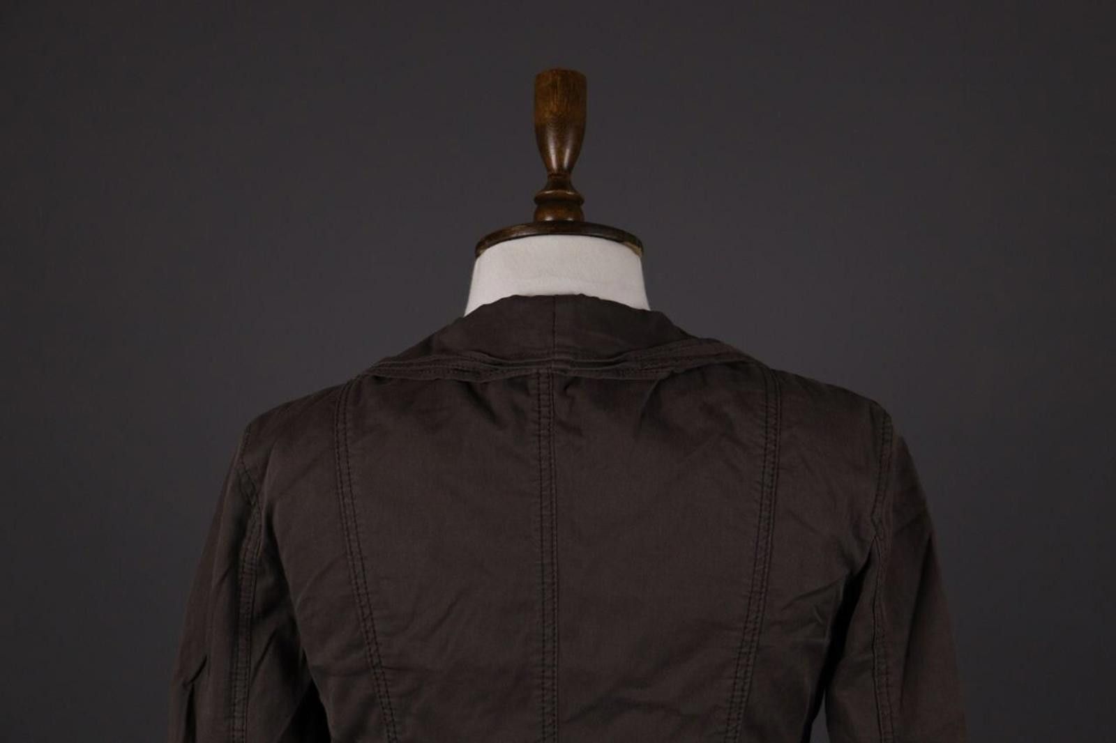 Designer Marc Cain Brown Multipocket Lightweight Blazer Jacket Size 2 Size XS / US 0-2 / IT 36-38 - 6 Thumbnail