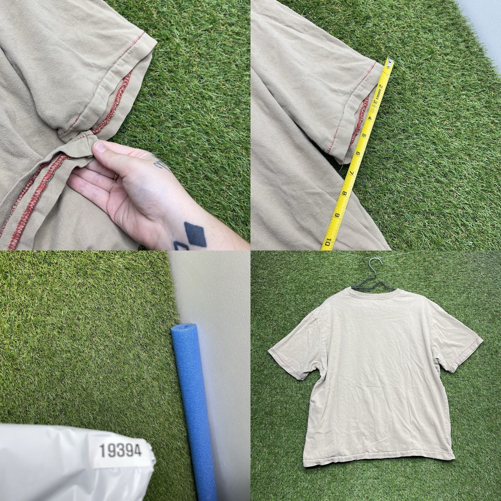 Vintage VINTAGE Triumph Motorcycles Shirt Mens XL Boxy Single Stitch New Scotland Yard 90s Beige Cotton Logo Crew Neck Short Sleeve T-Shirt Size US XL / EU 56 / 4 - 8 Thumbnail