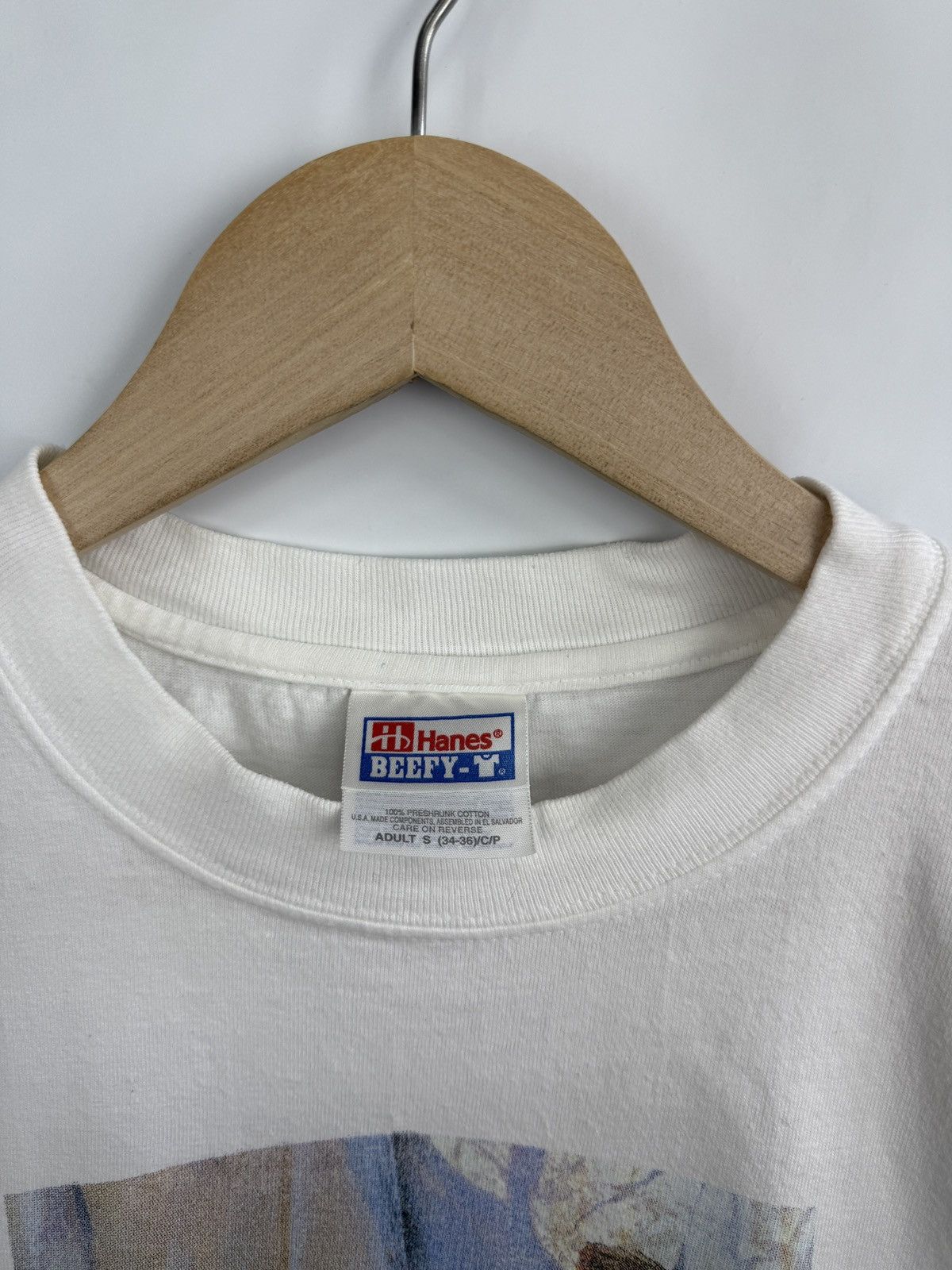 Hanes 🇺🇸Vintage 90s Leza Lidow Asymmetrical Fresco Art Picasso Gogh Size US S / EU 44-46 / 1 - 5 Thumbnail