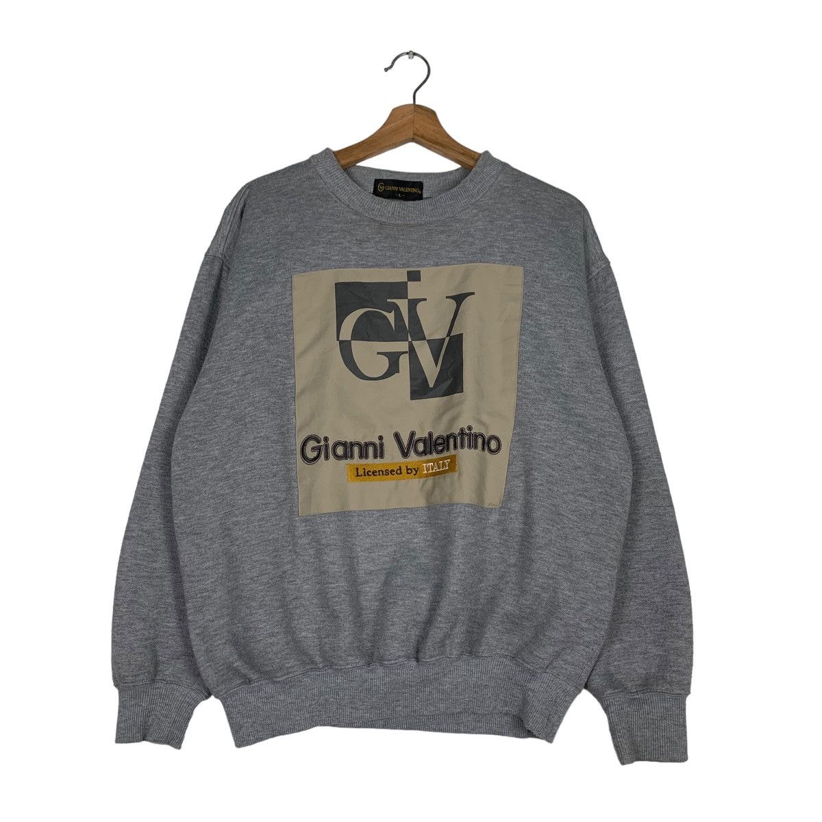 Gianni Valentino GIANNI VALENTINO Big Logo Sweatshirts #0620-C29 Size US M / EU 48-50 / 2 - 1 Thumbnail