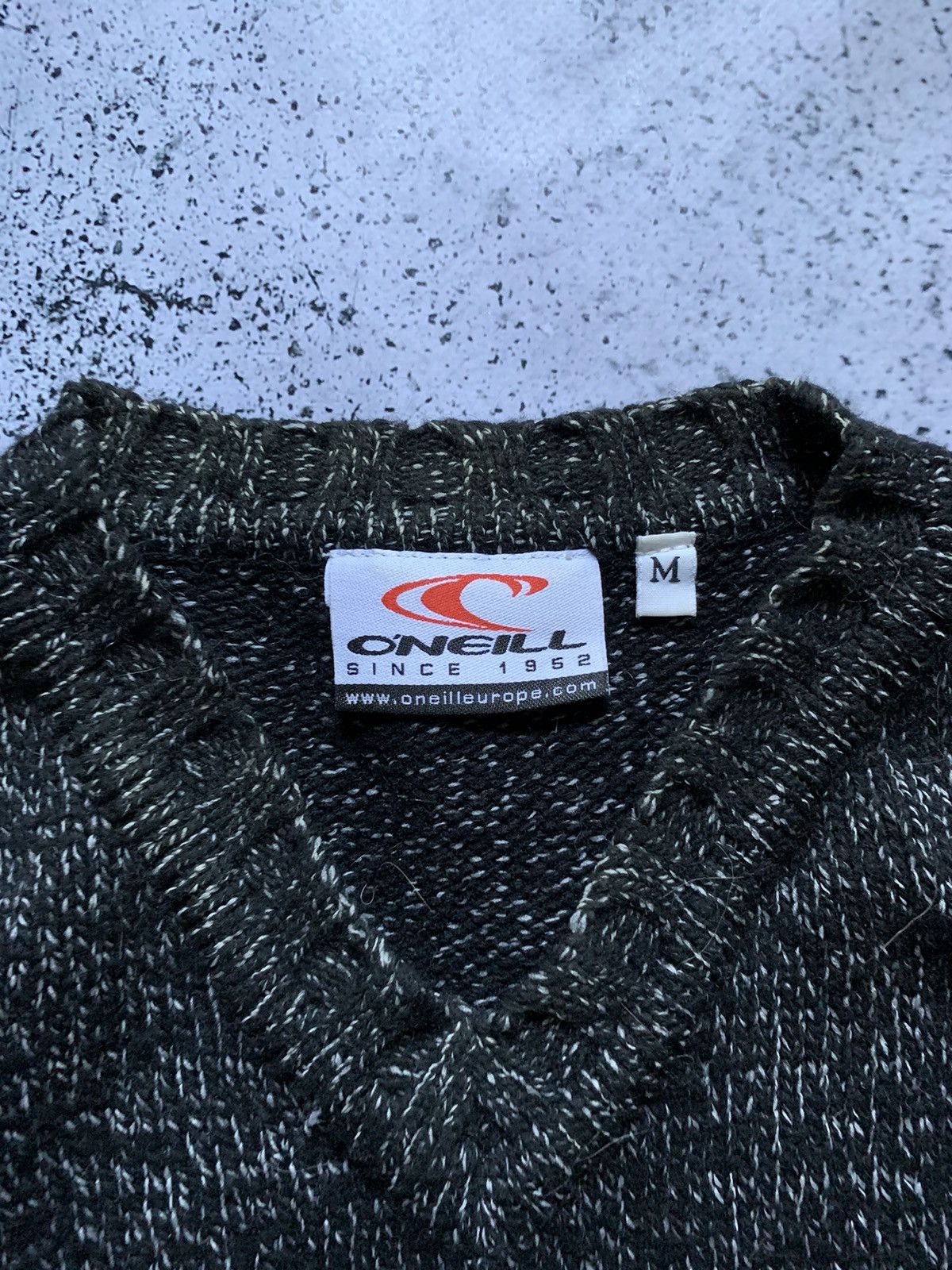 O'Neill Vintage 90s Oneill Knitted Crewneck Sweater Big Logo Y2K USA Size US M / EU 48-50 / 2 - 3 Thumbnail