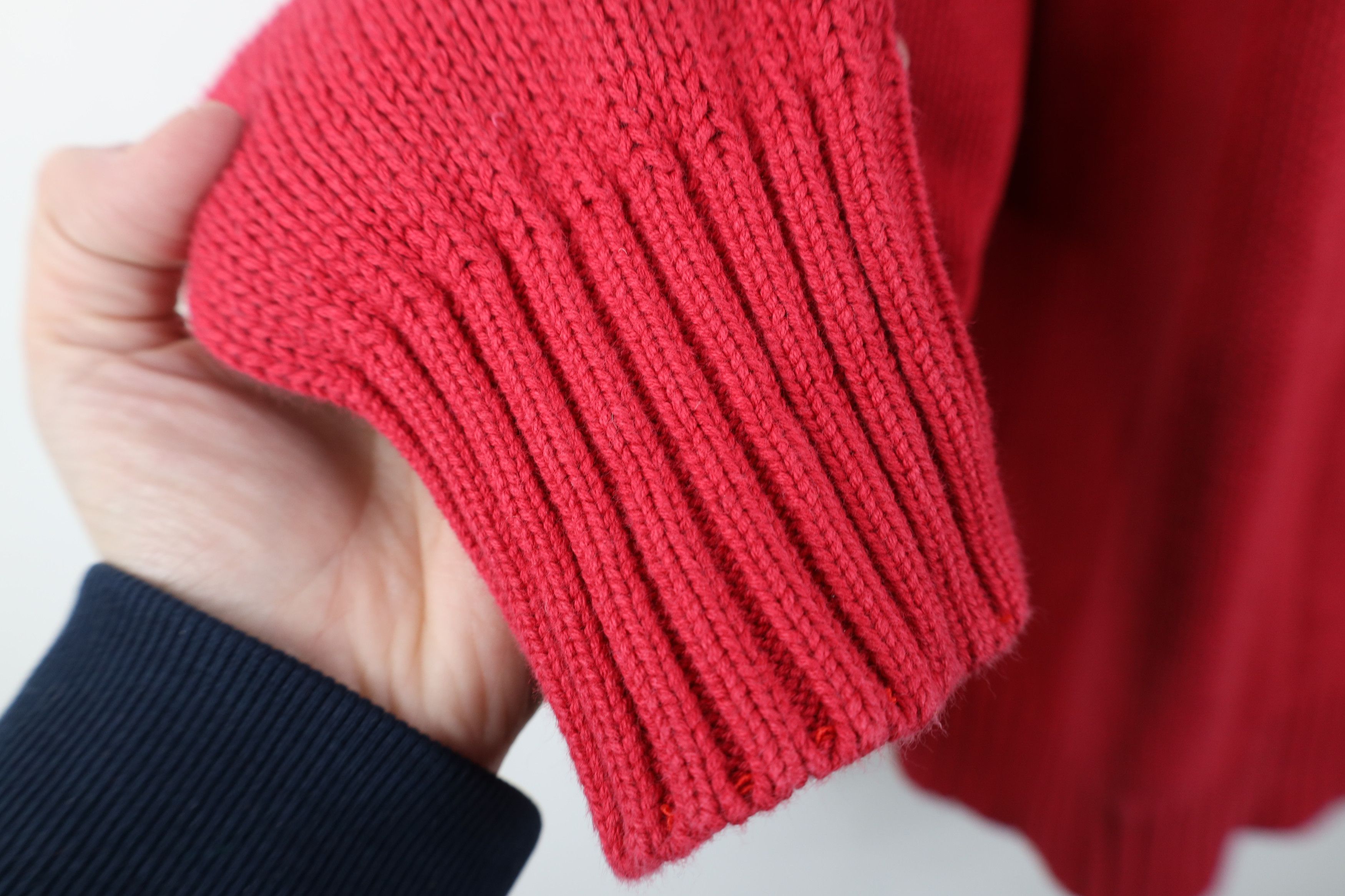 Eddie Bauer Vintage 90s Eddie Bauer Cotton Knit Crewneck Sweater Red Size US XL / EU 56 / 4 - 6 Thumbnail