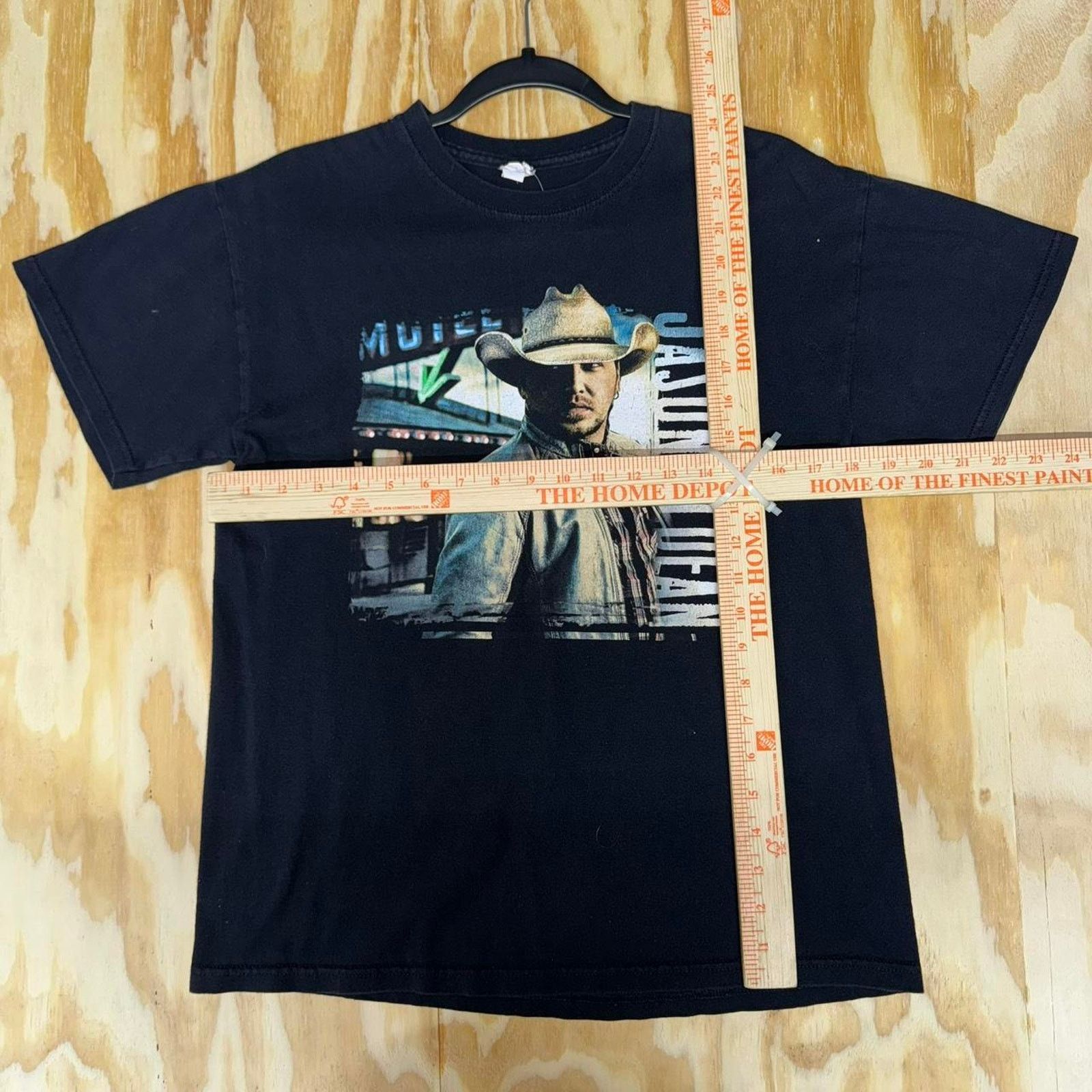 Anvil Vintage y2k jason aldean night train country tour t-shirt Size US M / EU 48-50 / 2 - 3 Thumbnail