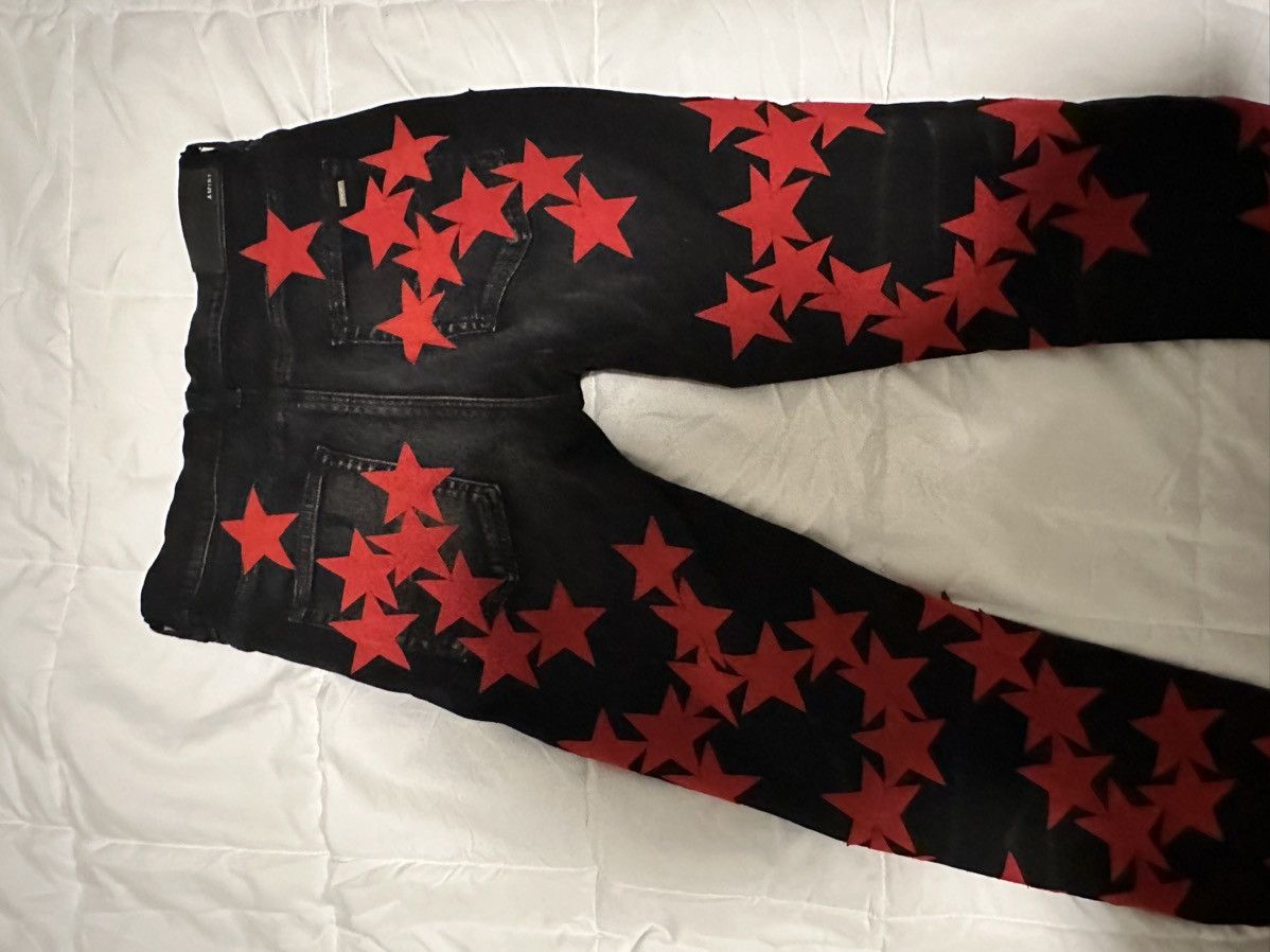 Amiri Amiri Jeans Red Stars Size US 32 / EU 48 - 1 Thumbnail