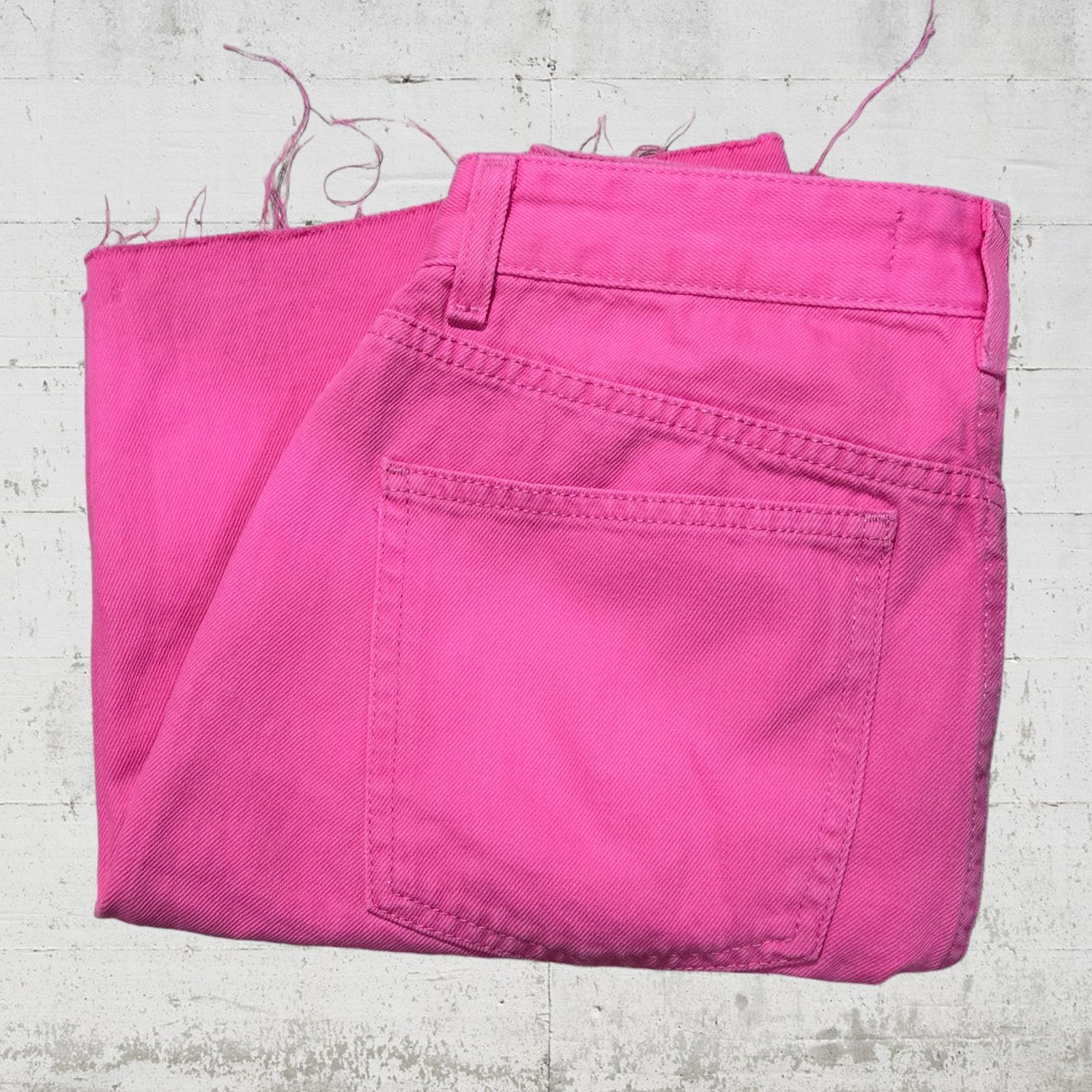 Other Hot Pink Bermuda Denim Shorts Size 6 Size 28" / US 6 / IT 42 - 7 Thumbnail