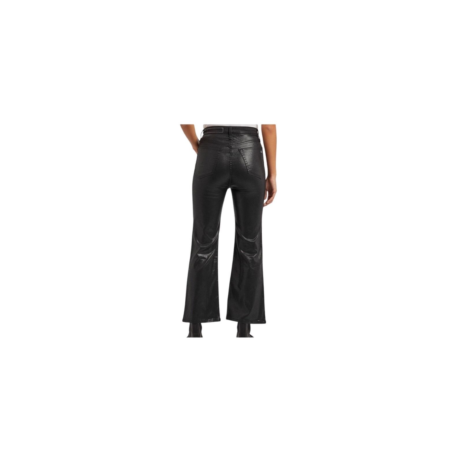 Rag & Bone RAG & BONE CASEY HIGH-RISE ANKLEFLARE COATED JEANS Size 29 Size 29" - 2 Thumbnail