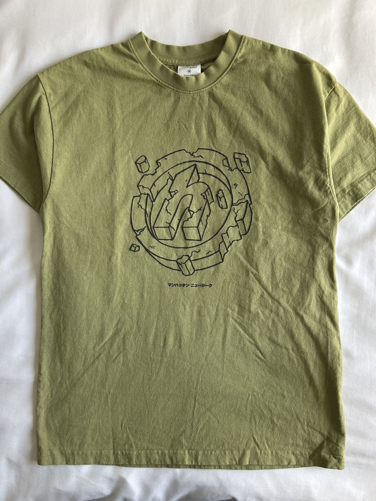 HIDDEN Hidden NY 3D Shattered Tee Olive Made in USA Size US M / EU 48-50 / 2 - 1 Thumbnail