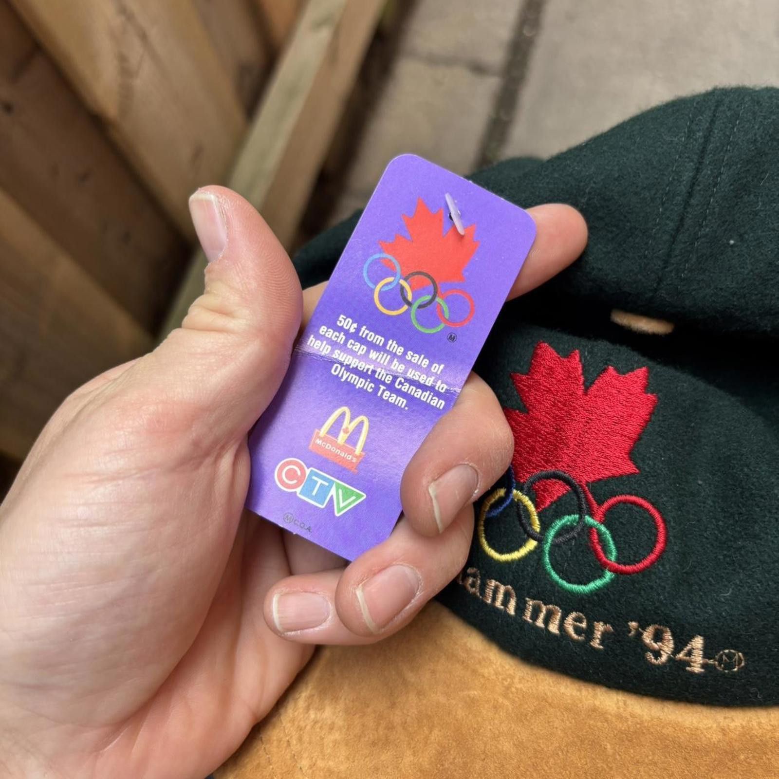 Other vintage Lillehammer 1994 olympics strap back hat Deadstock Size ONE SIZE - 8 Thumbnail