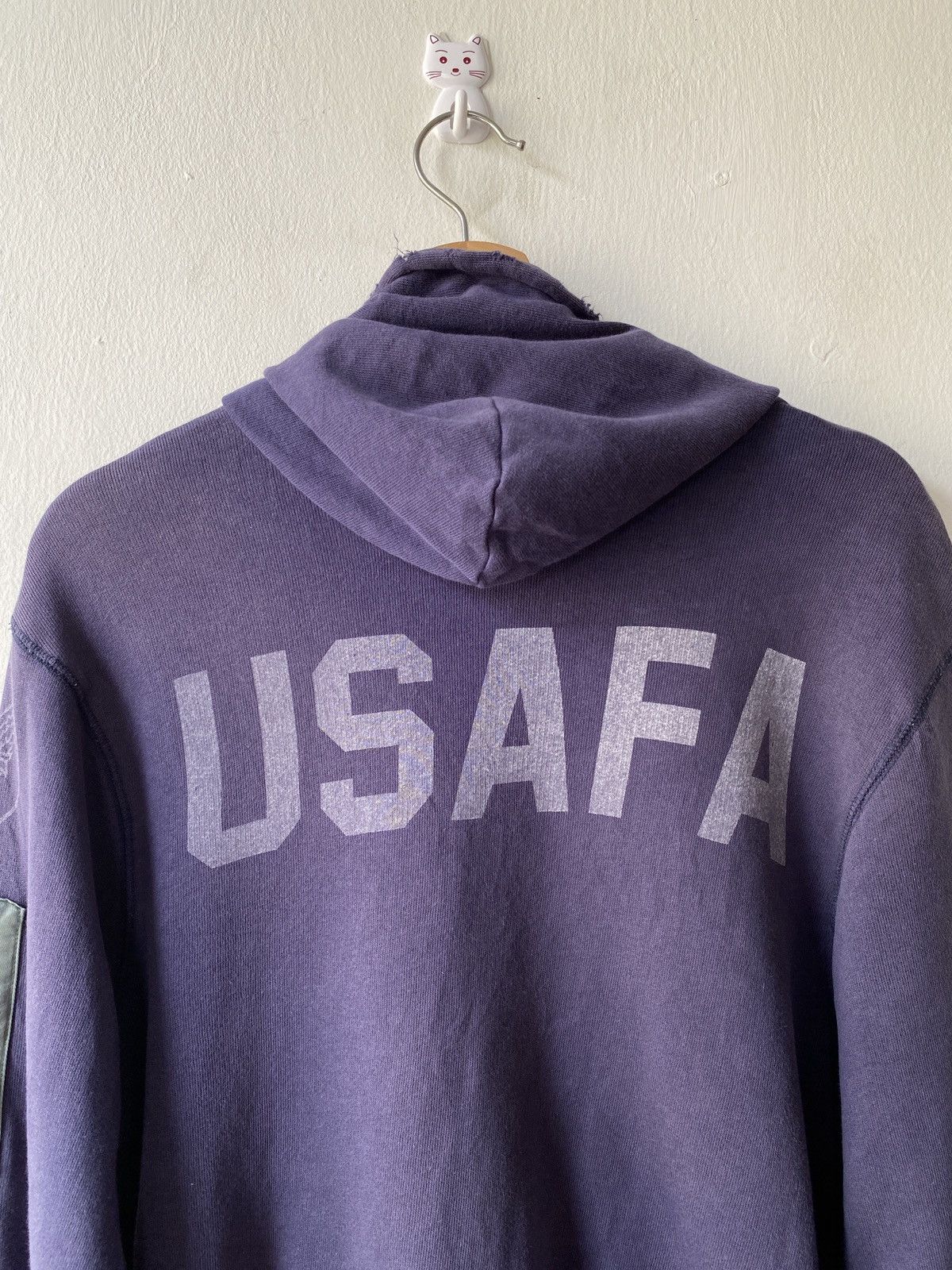 Avirex Vintage Avirex USAF Atkron Sixty Five Distressed Hoodie Size US M / EU 48-50 / 2 - 8 Thumbnail