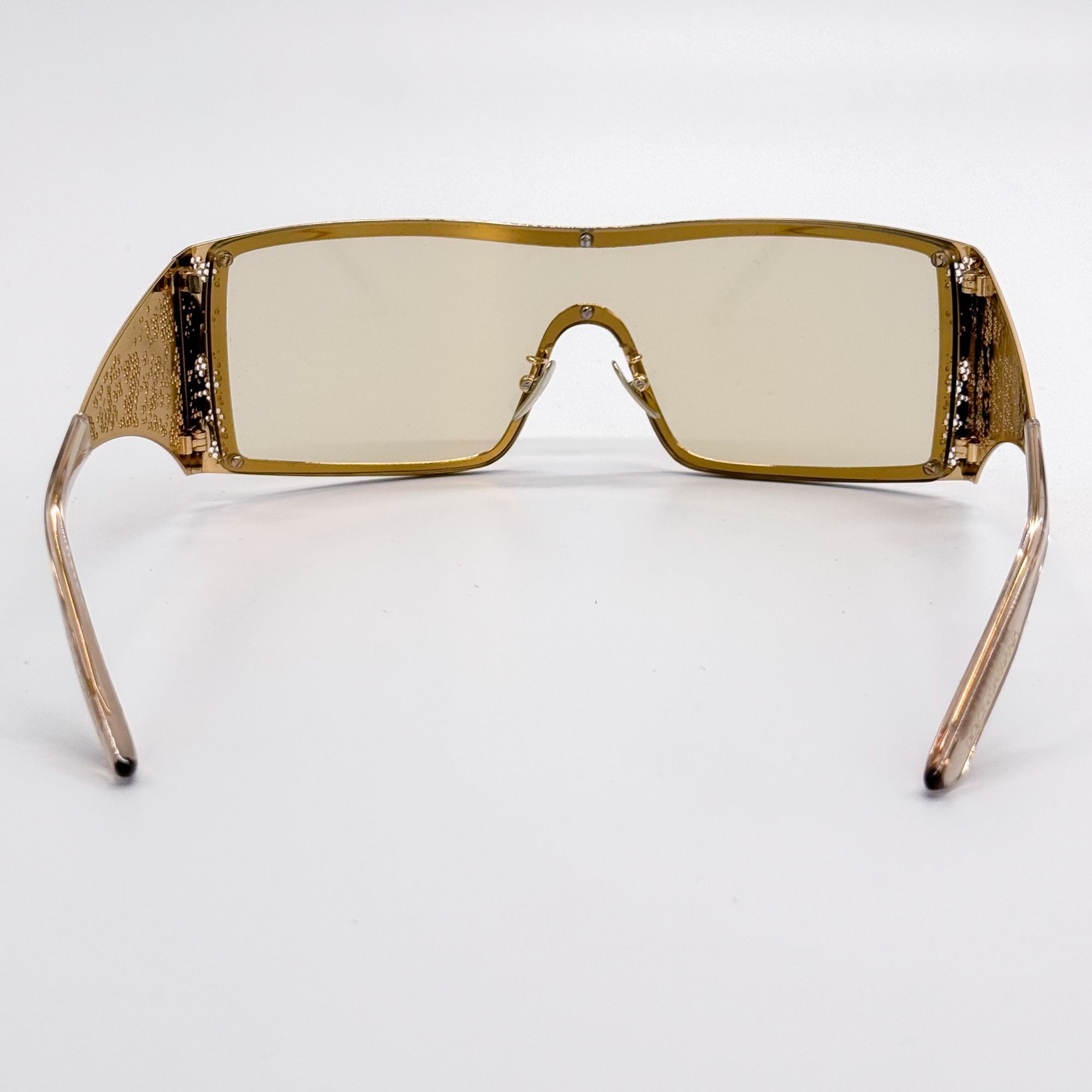 Dolce & Gabbana NEW DG2317 02/71 DOLCE&GABBANA GOLD SHIELD WOMEN SUNGLASSES Size ONE SIZE - 7 Thumbnail
