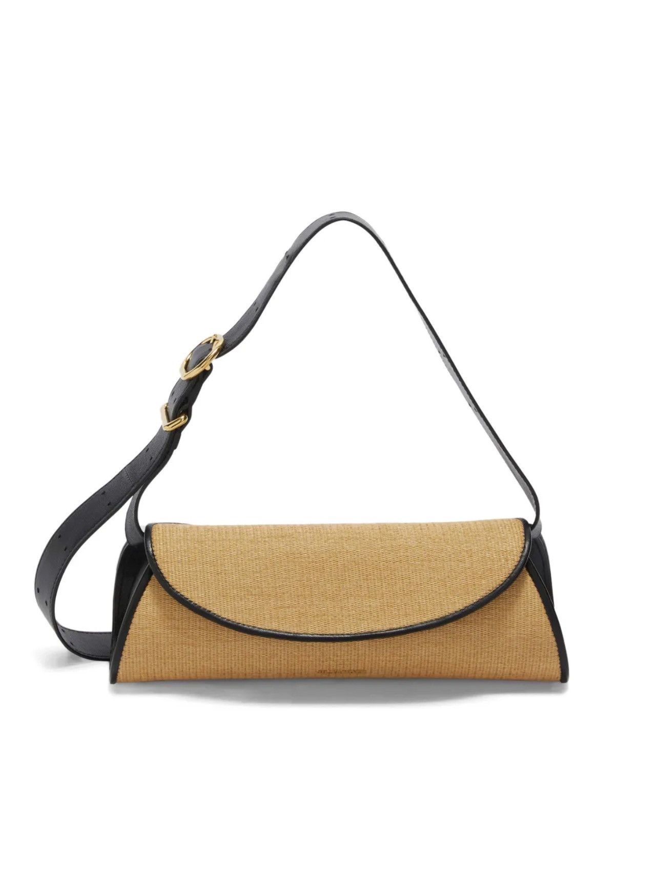 Jil Sander Jil Sander small Cannolo interwoven raffia shoulder bag Size ONE SIZE - 1 Thumbnail