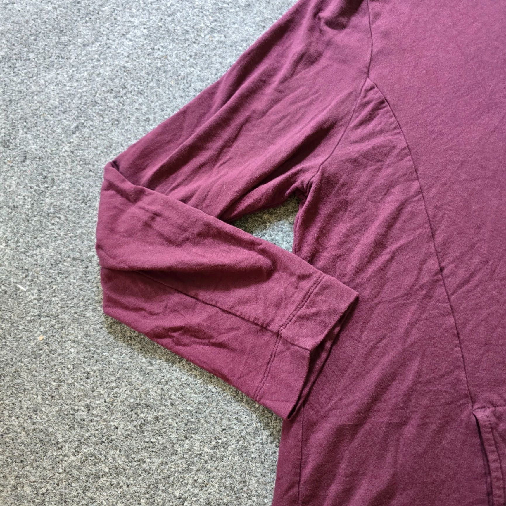 J. Jill J Jill Top Womens Large Purple Tranquility Fleece Hoodie Casual Sweatshirt Basic Size L / US 10 / IT 46 - 4 Thumbnail