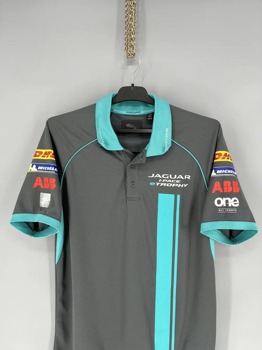 Formula 1 Vintage Jaguar racing I-PACE etrophy formula 1 polo shirt Size US M / EU 48-50 / 2 - 6 Thumbnail