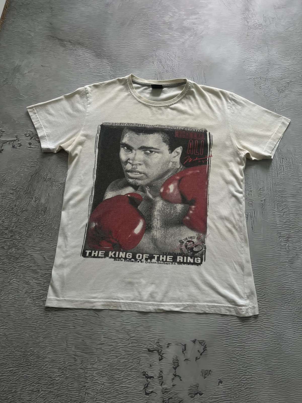 GOAT Crew Muhammad Ali Vintage T-Shirt Merch The Kind Of The Ring 90s Size US L / EU 52-54 / 3 - 1 Thumbnail