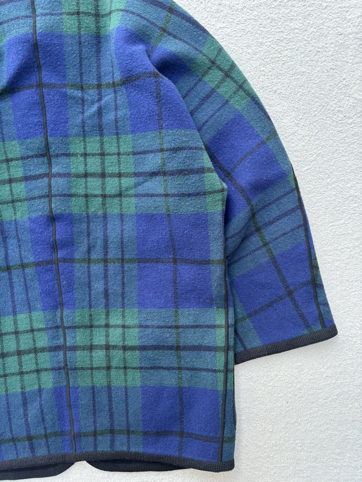 Jean Paul Gaultier 90s Jean Paul Black Watch Tarta Reversible Coat Size US M / EU 48-50 / 2 - 12 Thumbnail