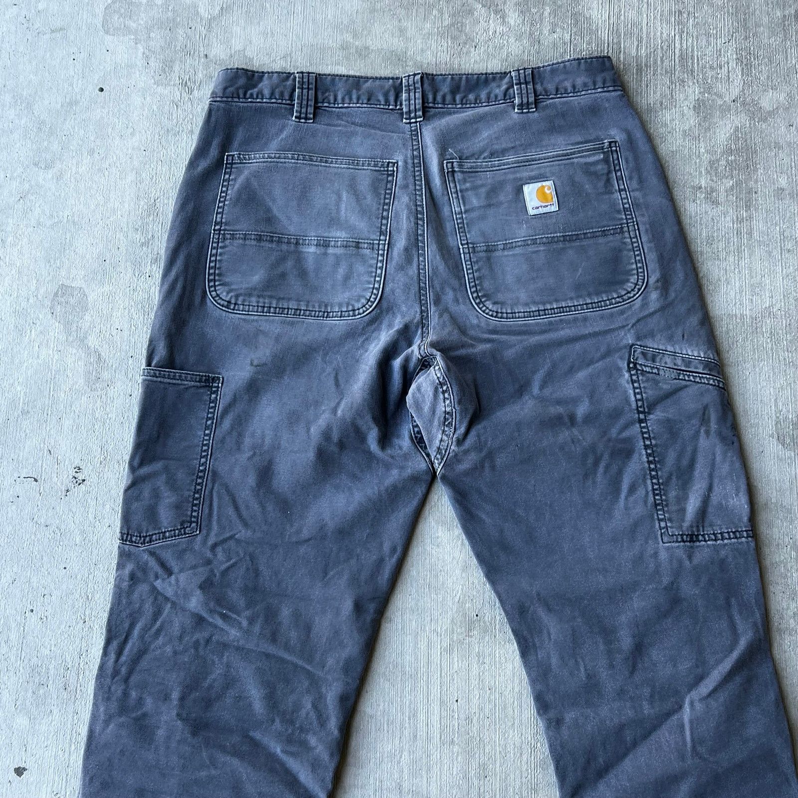 Carhartt × Vintage Carhartt gray relaxed fit double knee work carpenter pants Size US 32 / EU 48 - 7 Thumbnail