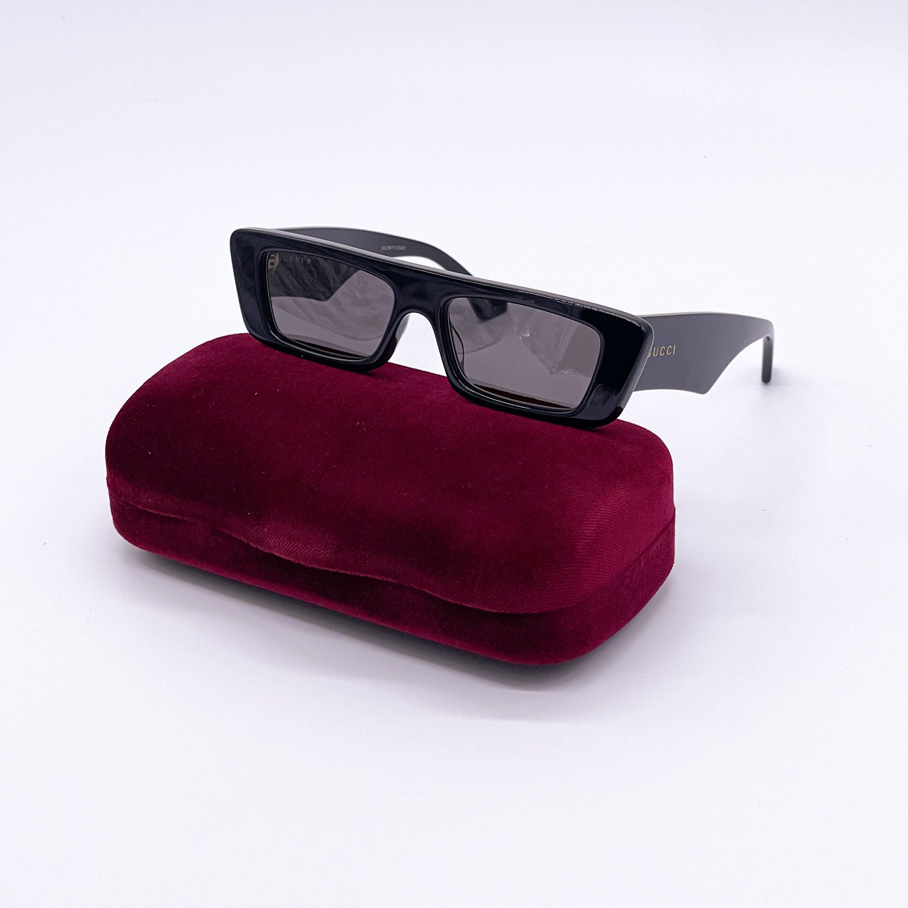 Gucci NEW GUCCI UNISEX BLACK SUNGLASSES GUCCI GG1331S 002 Size ONE SIZE - 2 Thumbnail