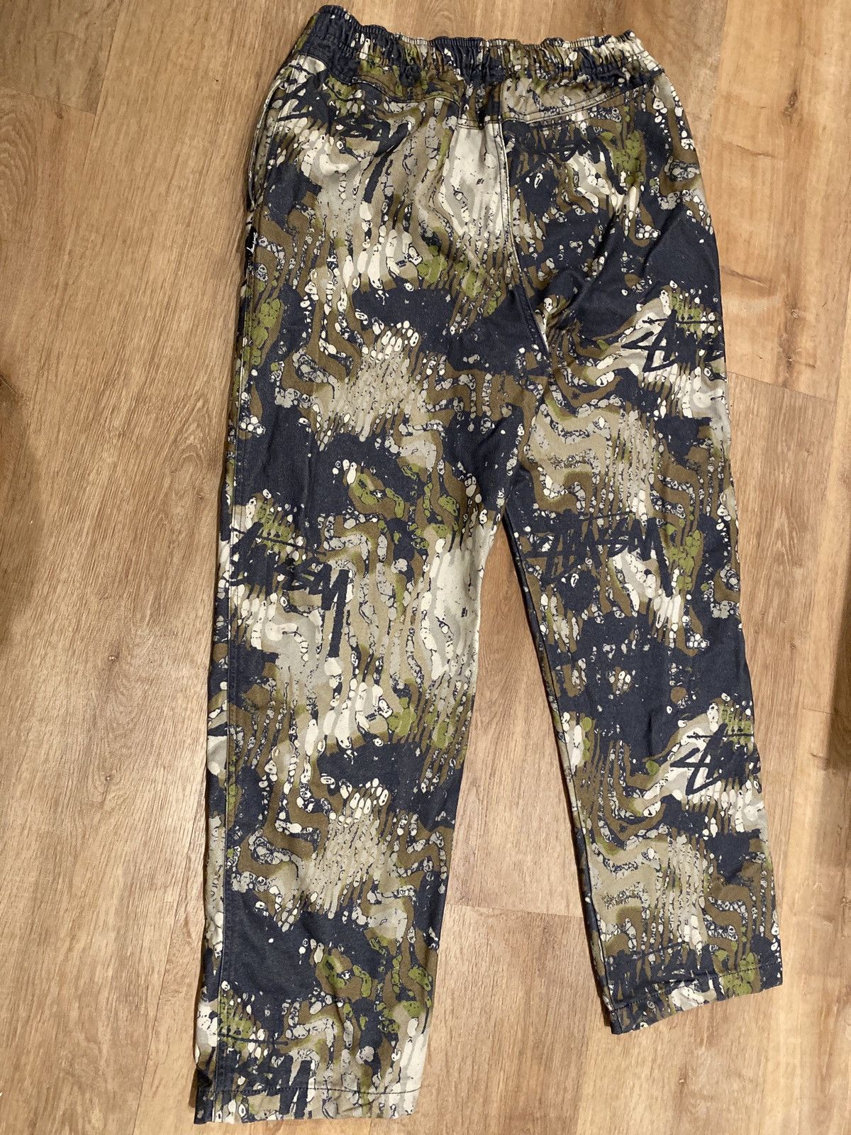 パンツ Stussy VEIL CAMO BEACH PANT Stussy Veil Camo Beach Pant 'Terranea' 116621