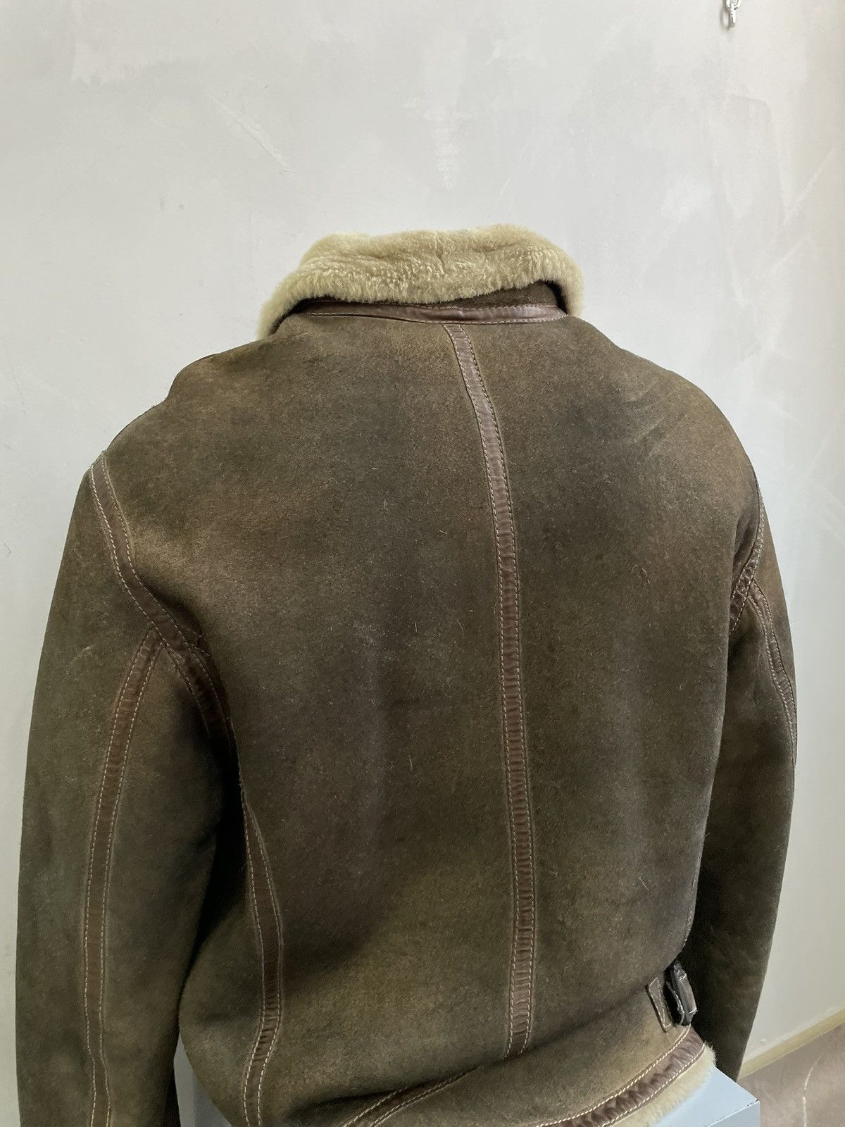 Japanese Brand Rare Italian sheepskin leather avant garde leather jacket Size US M / EU 48-50 / 2 - 11 Thumbnail