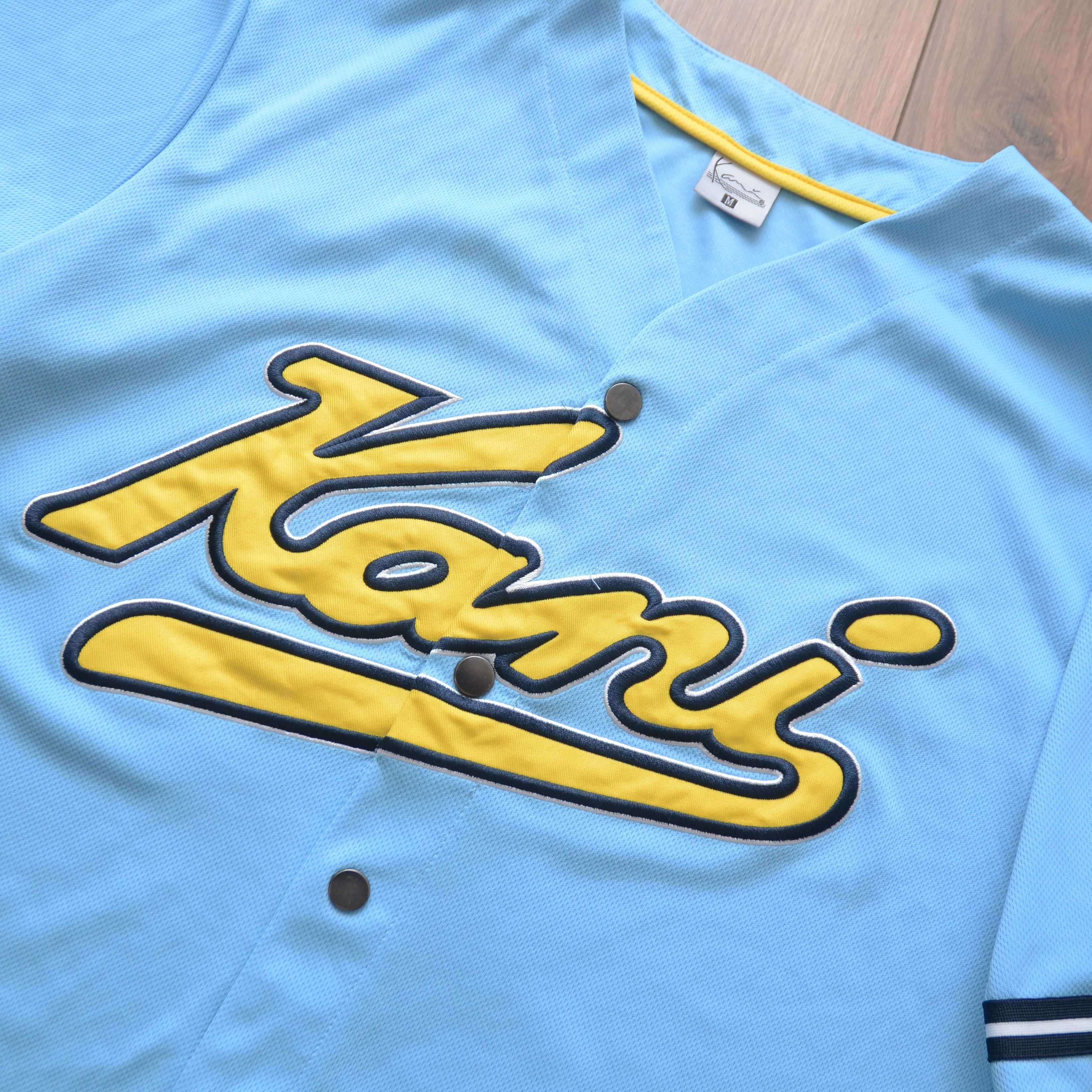 Karl Kani Karl Kani Big Logo Jersey Y2K Hip-Hop Baseball Shirt Fubu Size US M / EU 48-50 / 2 - 9 Thumbnail