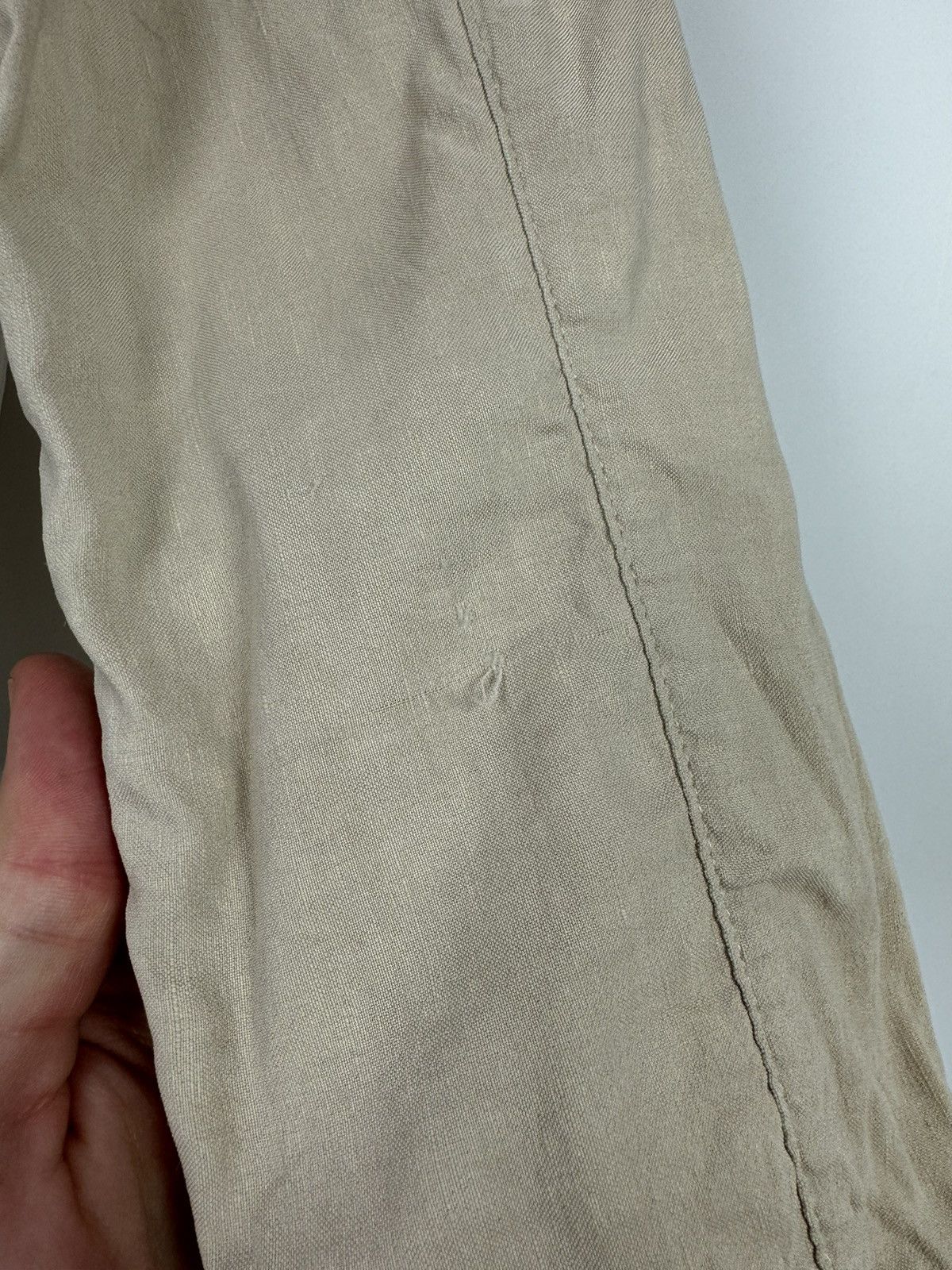 Sarah Pacini Sarah Pacini Linen Beige Light Jacket Size M / US 6-8 / IT 42-44 - 16 Thumbnail