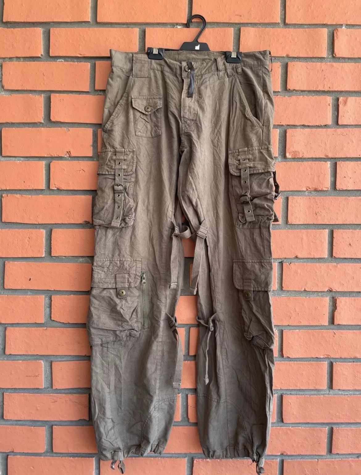 If Six Was Nine × Japanese Brand × PPFM PPFM Japan Parachute Tartan Pants Paratrooper Bondage size M Size US 32 / EU 48 - 2 Thumbnail