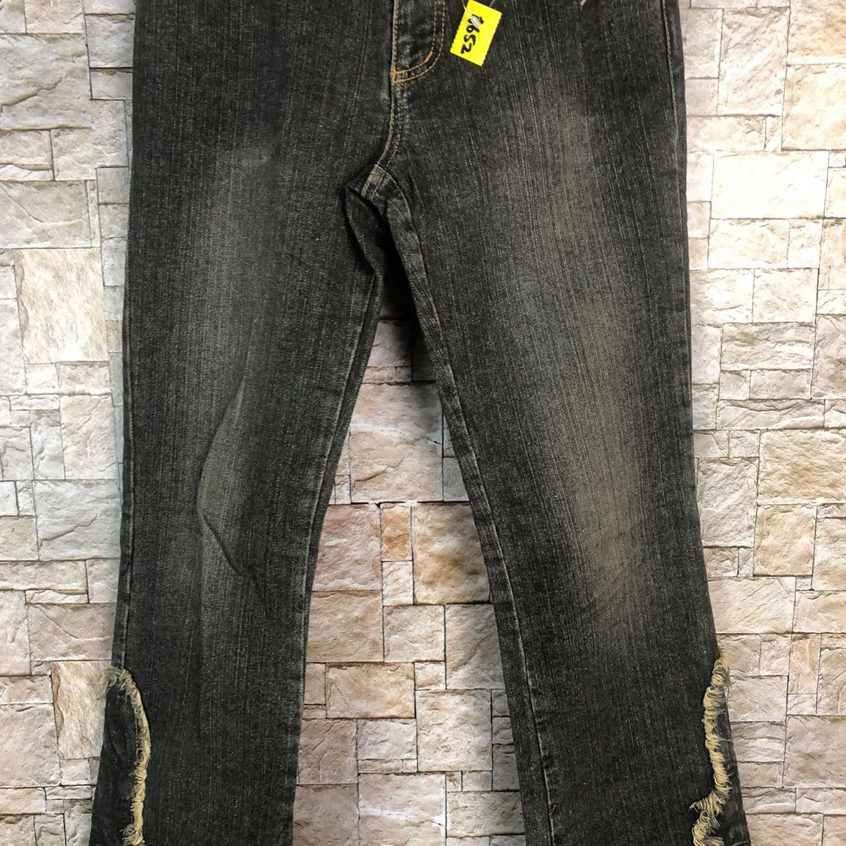 Japanese Brand VivaYou Black ripped distressed Denim Pants #A652 Size 28" / US 6 / IT 42 - 6 Thumbnail
