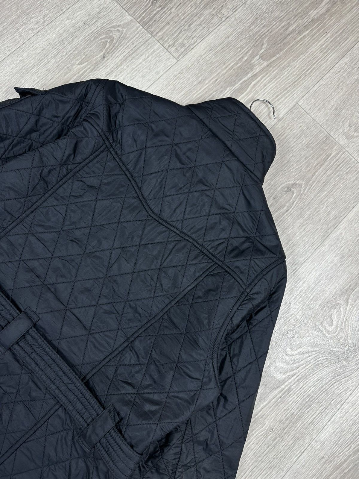 Barbour × Vintage Barbour International Women Black Polarquilt Jacket Size 10 Size L / US 10 / IT 46 - 6 Thumbnail