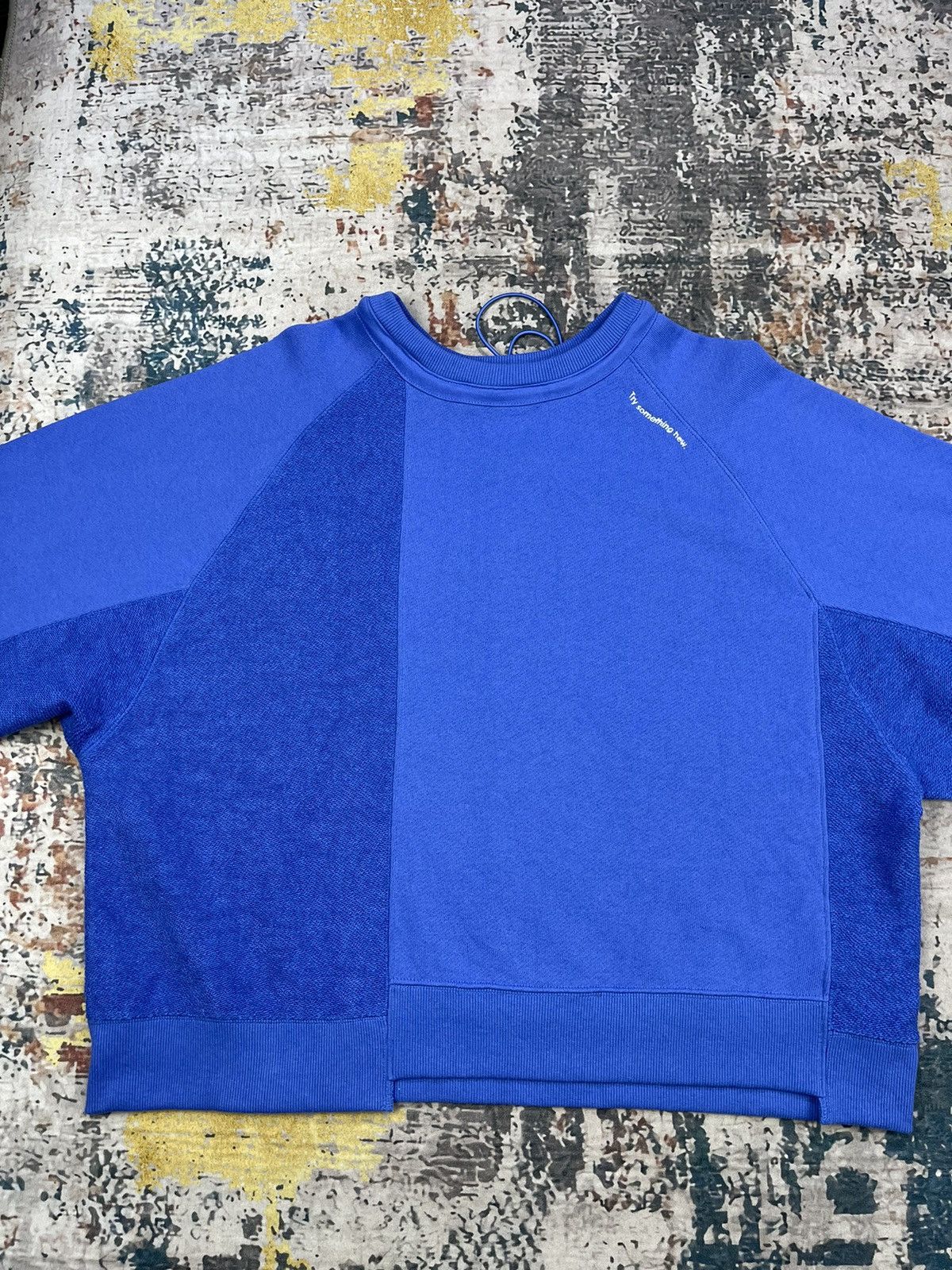 Japanese Brand Niko And 2 Way Patchwork Pull Over Sweatshirt Size ONE SIZE - 4 Thumbnail