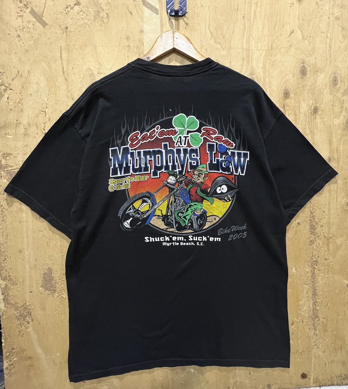 image of Band Tees x Vintage Murphys Law in Black, Men's (Size XL)