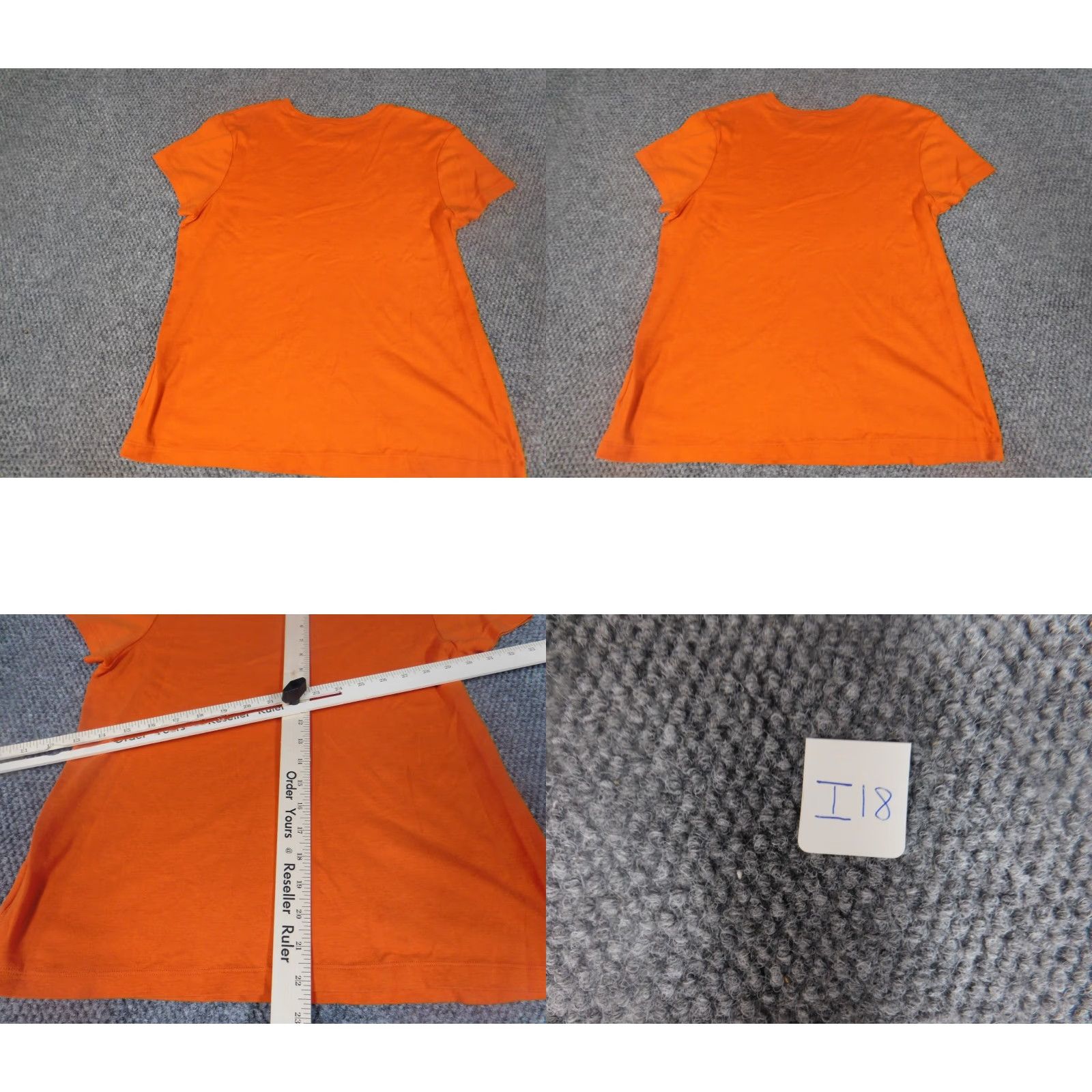 Old Navy Old Navy Blouse Shirt Womens XL Orange Halloween Cotton Short Sleeve Round Neck Pullover Basic Holiday - Mens? Size XL / US 12-14 / IT 48-50 - 8 Thumbnail